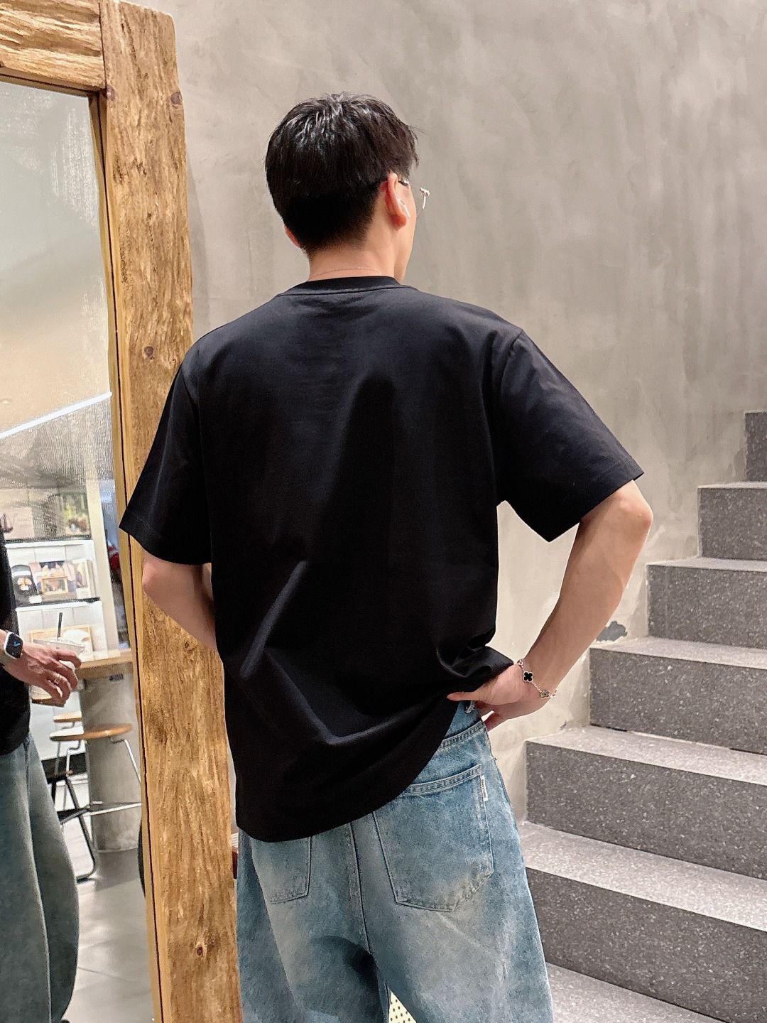  罗意威 2025春夏新款男女同款👫短袖T恤，！定制专属纯棉面料，定制原版工艺螺纹，胸前重工字母logo
