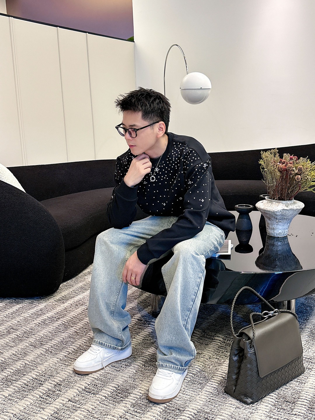 LV【新品】贸易渠道代工品 秋冬新品 🆕男士圆领太空棉卫衣 风十足缔造最为出色的奢感运动休闲体系,最为舒