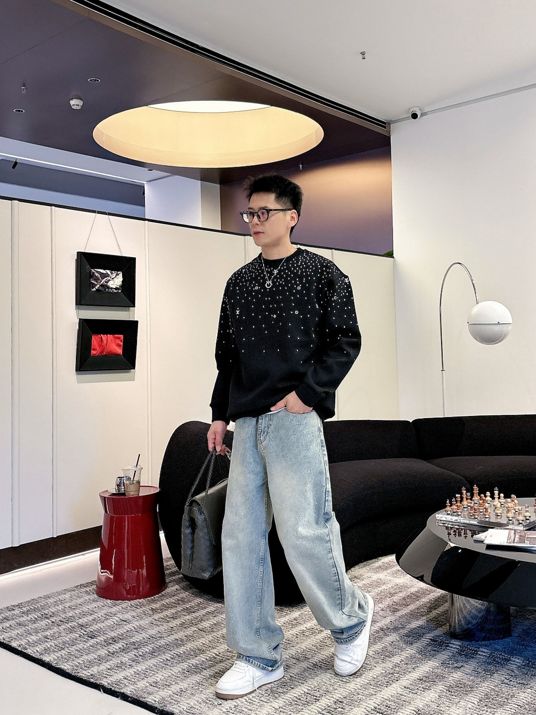 LV【新品】贸易渠道代工品 秋冬新品 🆕男士圆领太空棉卫衣 风十足缔造最为出色的奢感运动休闲体系,最为舒