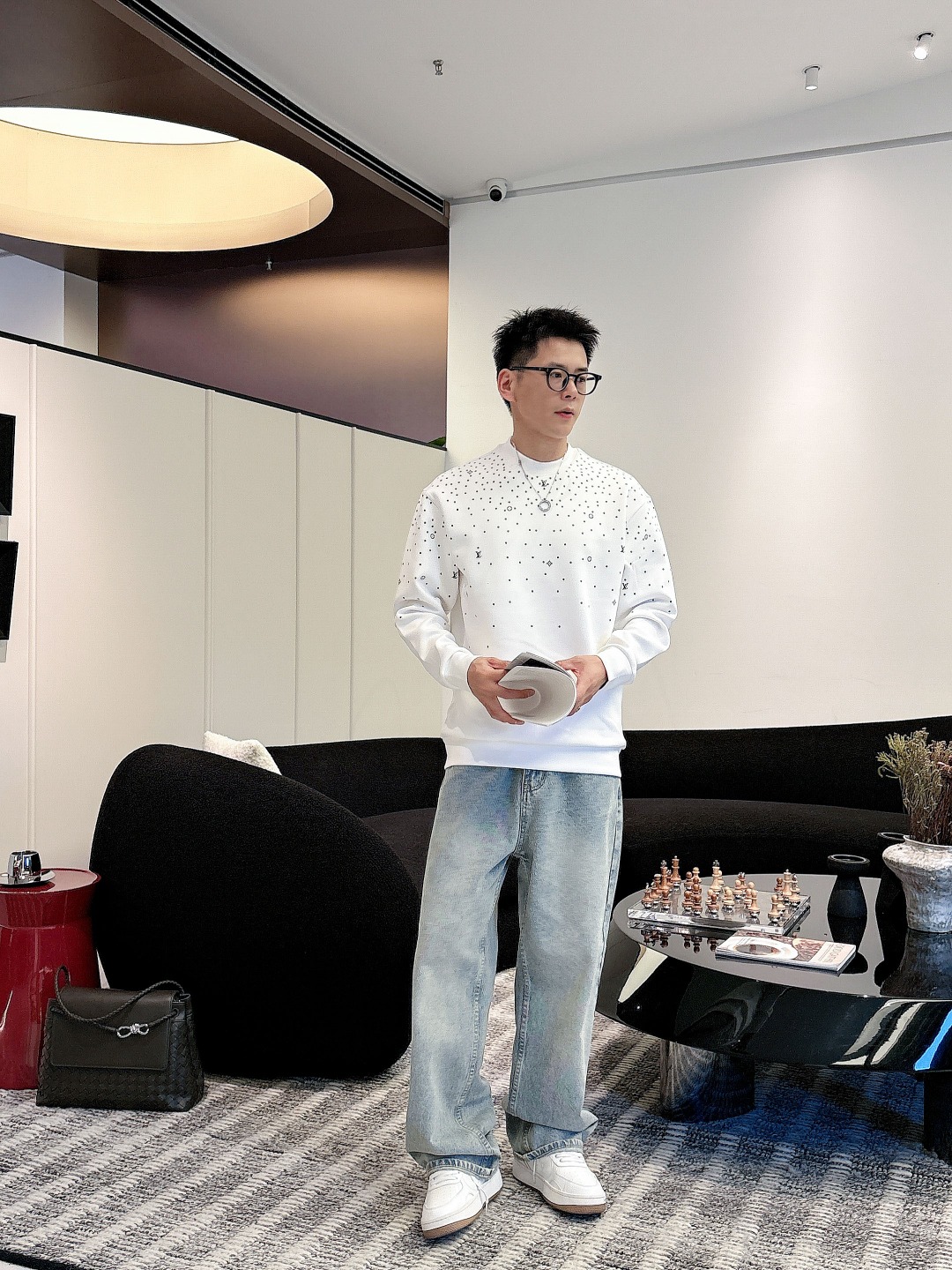 LV【新品】贸易渠道代工品 秋冬新品 🆕男士圆领太空棉卫衣 风十足缔造最为出色的奢感运动休闲体系,最为舒