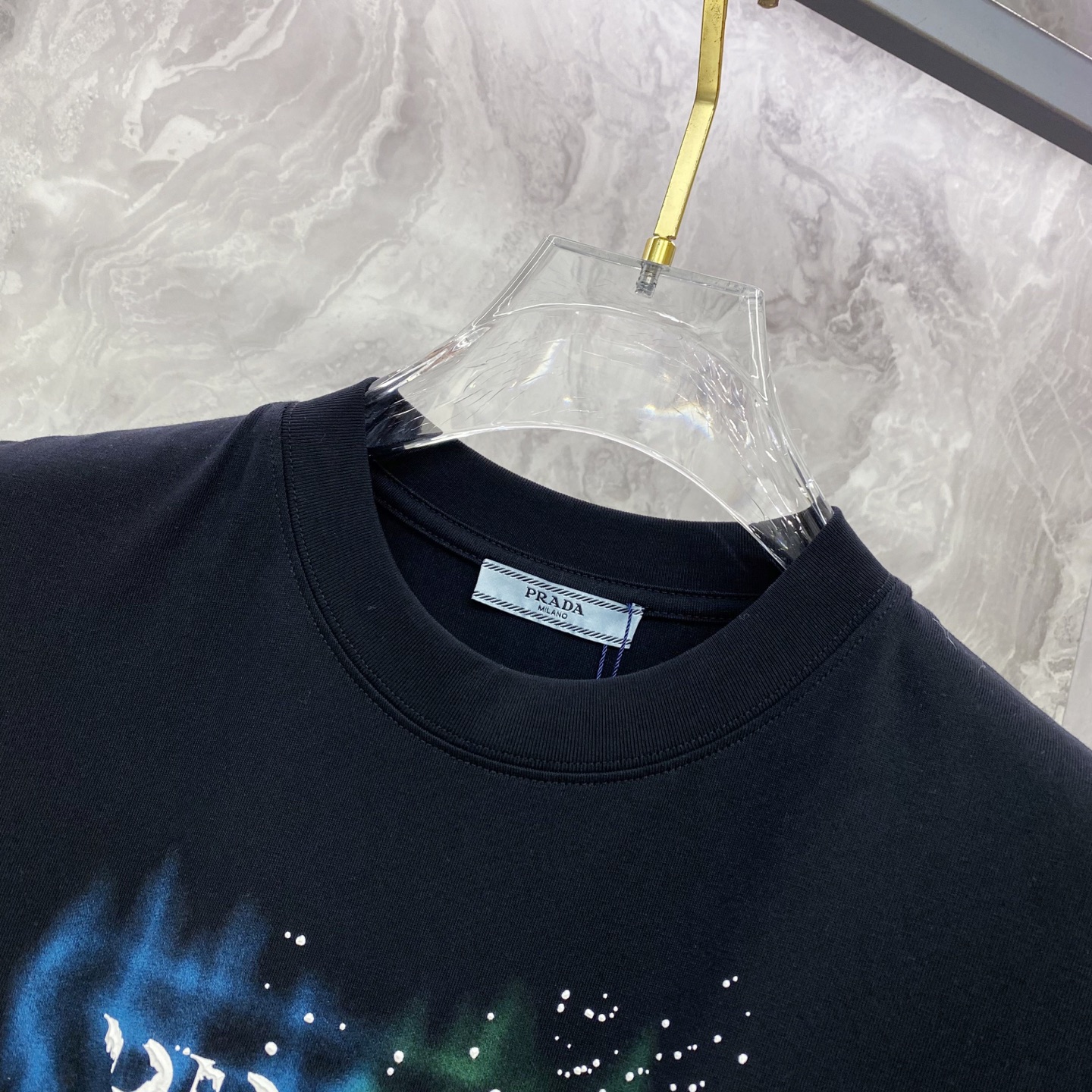 Prada 普拉达 2026ss 春夏新款首发专柜最新款短袖圆领T恤 高端订制 设计前卫时尚！品牌log