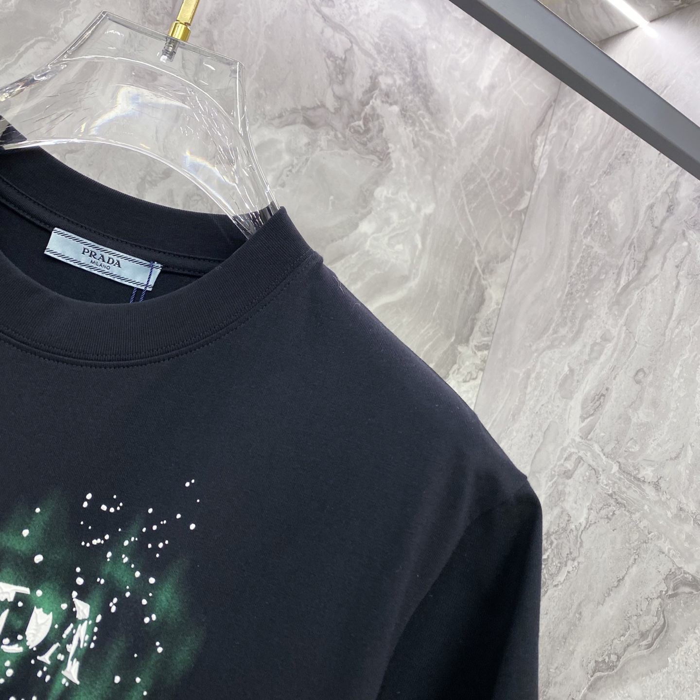 Prada 普拉达 2026ss 春夏新款首发专柜最新款短袖圆领T恤 高端订制 设计前卫时尚！品牌log