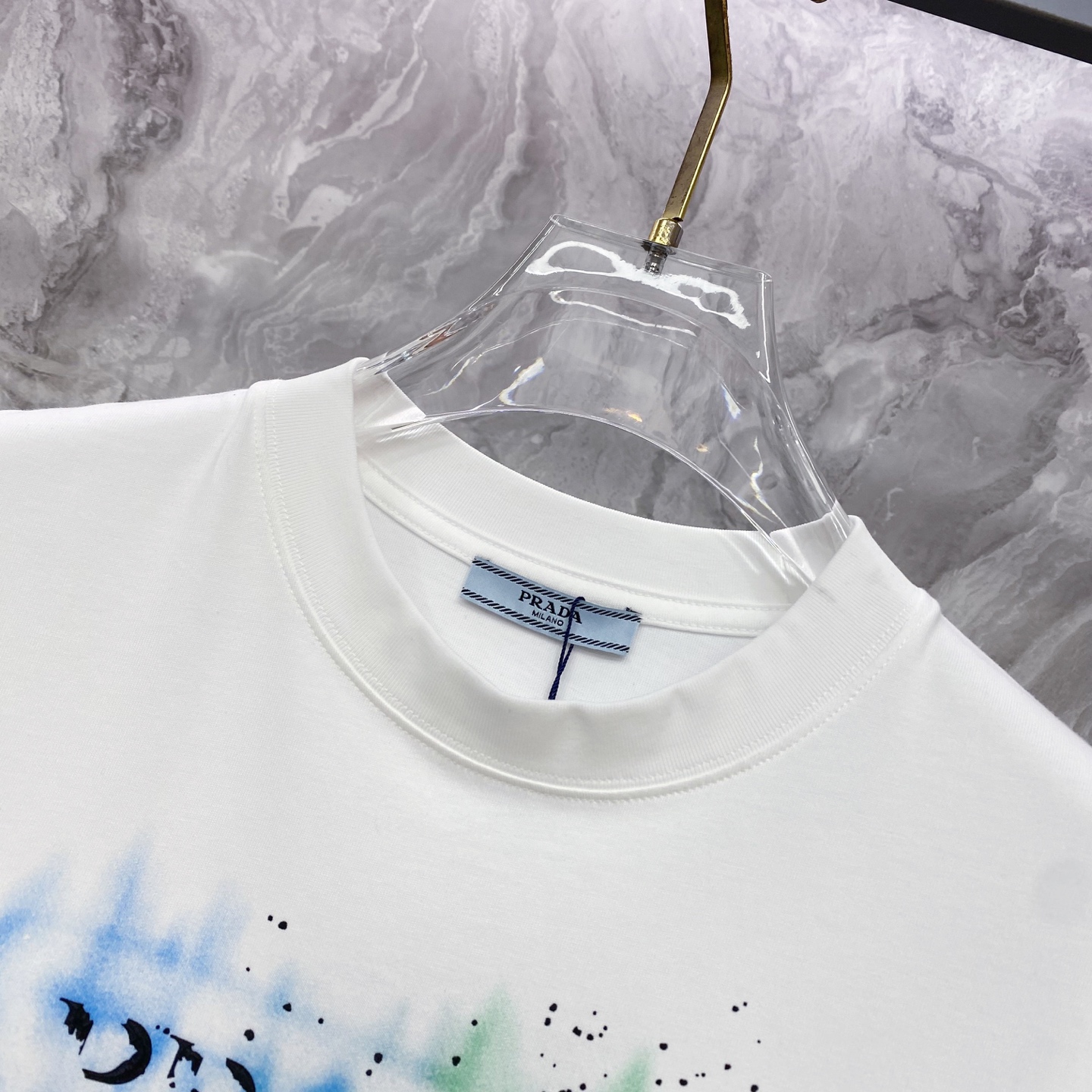 Prada 普拉达 2026ss 春夏新款首发专柜最新款短袖圆领T恤 高端订制 设计前卫时尚！品牌log