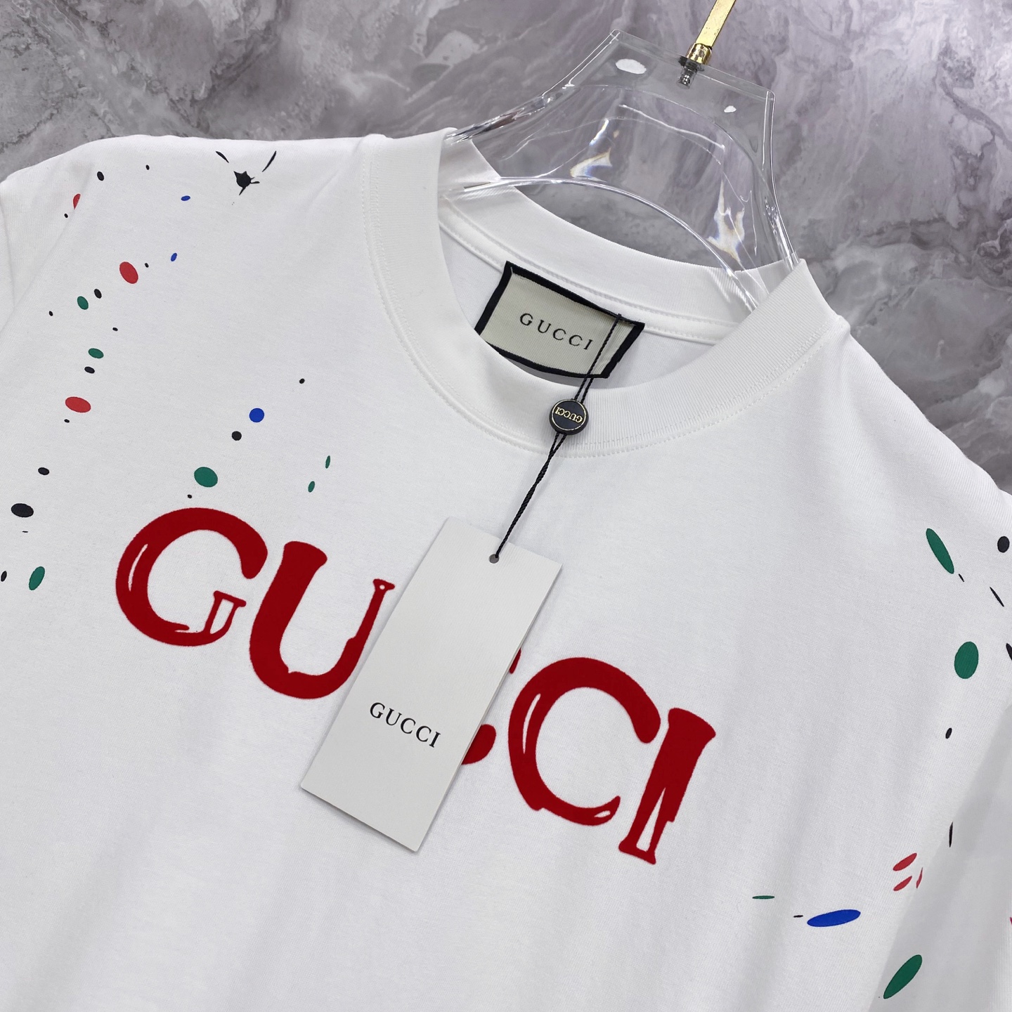 Gucci 古奇 2026ss 春夏新款首发专柜最新款短袖圆领T恤 高端订制 设计前卫时尚！品牌logo