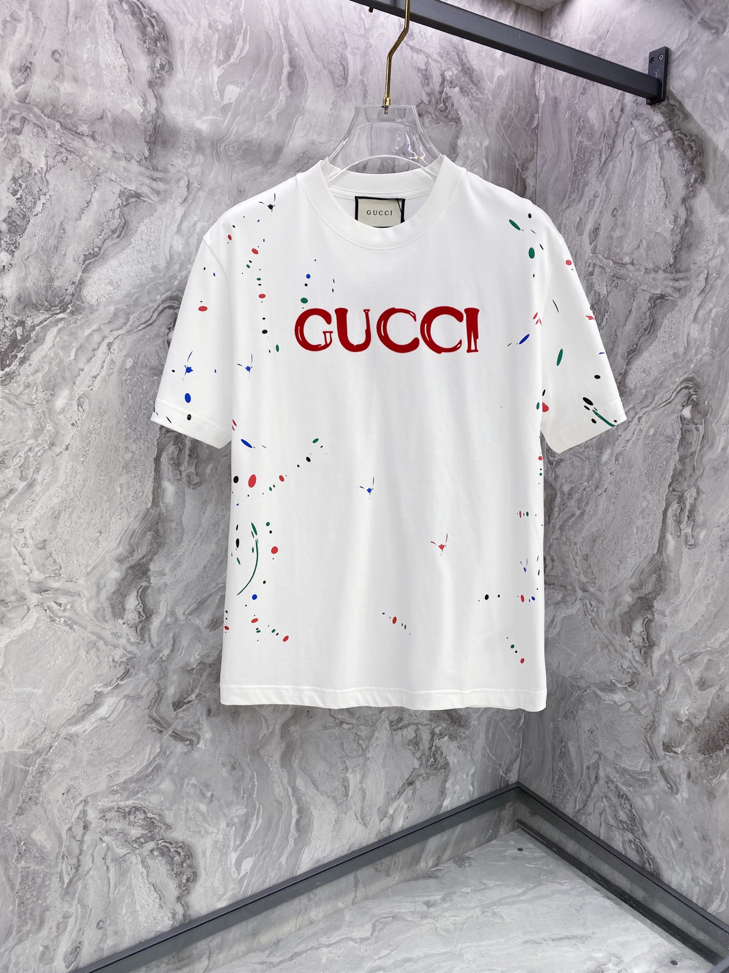 Gucci 古奇 2026ss 春夏新款首发专柜最新款短袖圆领T恤 高端订制 设计前卫时尚！品牌logo