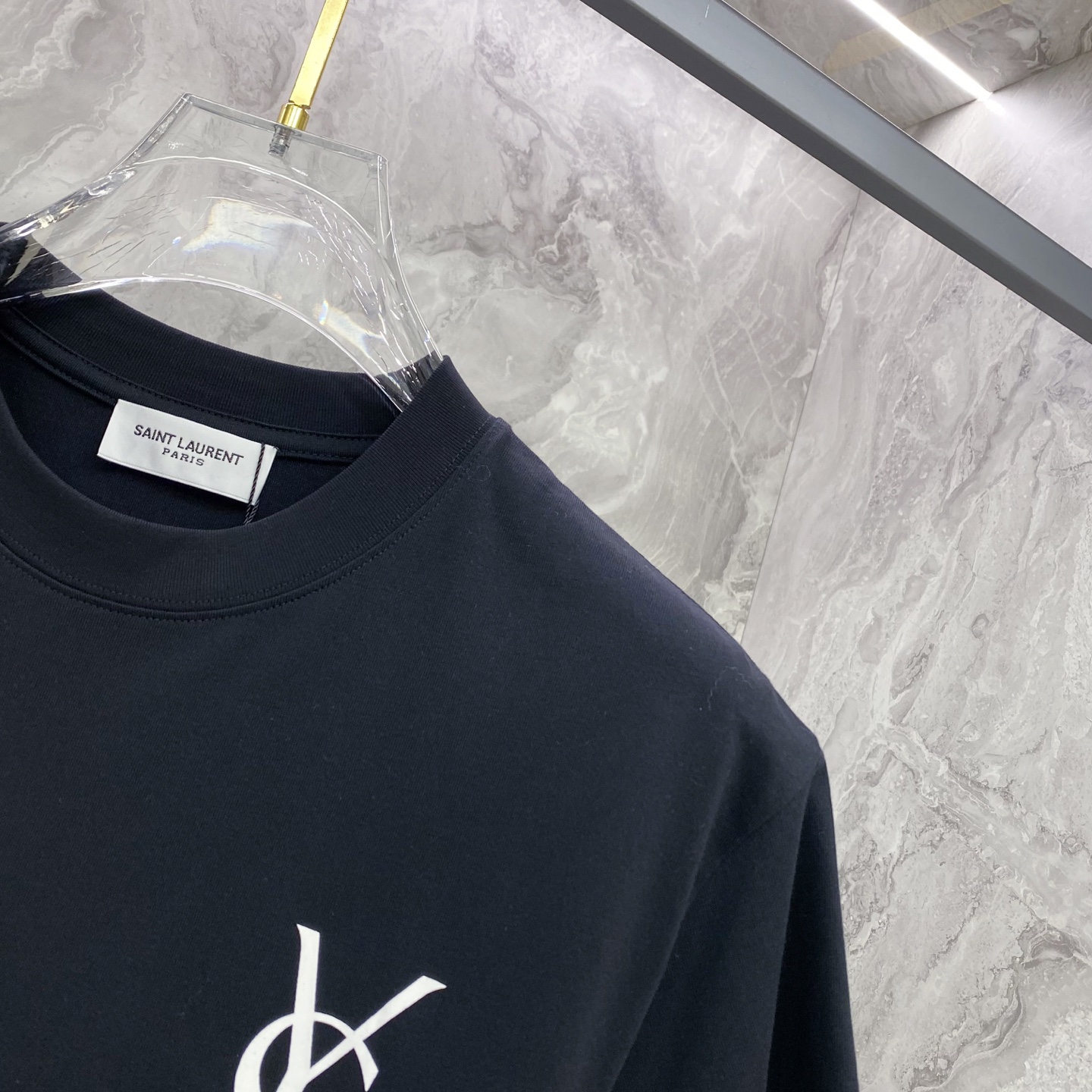 YSL 圣罗兰 2026ss 春夏新款首发专柜最新款短袖圆领T恤 高端订制 设计前卫时尚！品牌logo重