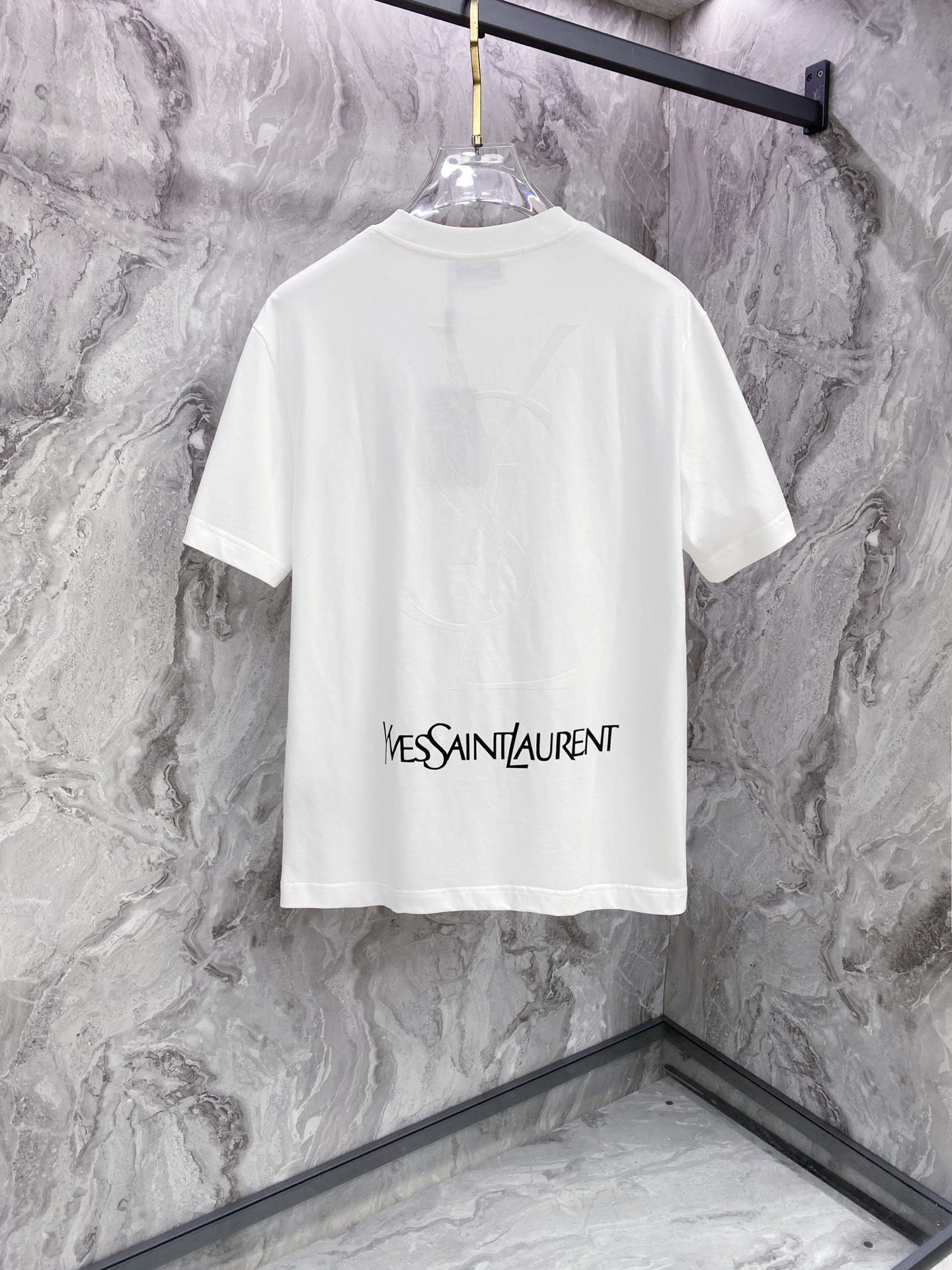 YSL 圣罗兰 2026ss 春夏新款首发专柜最新款短袖圆领T恤 高端订制 设计前卫时尚！品牌logo重