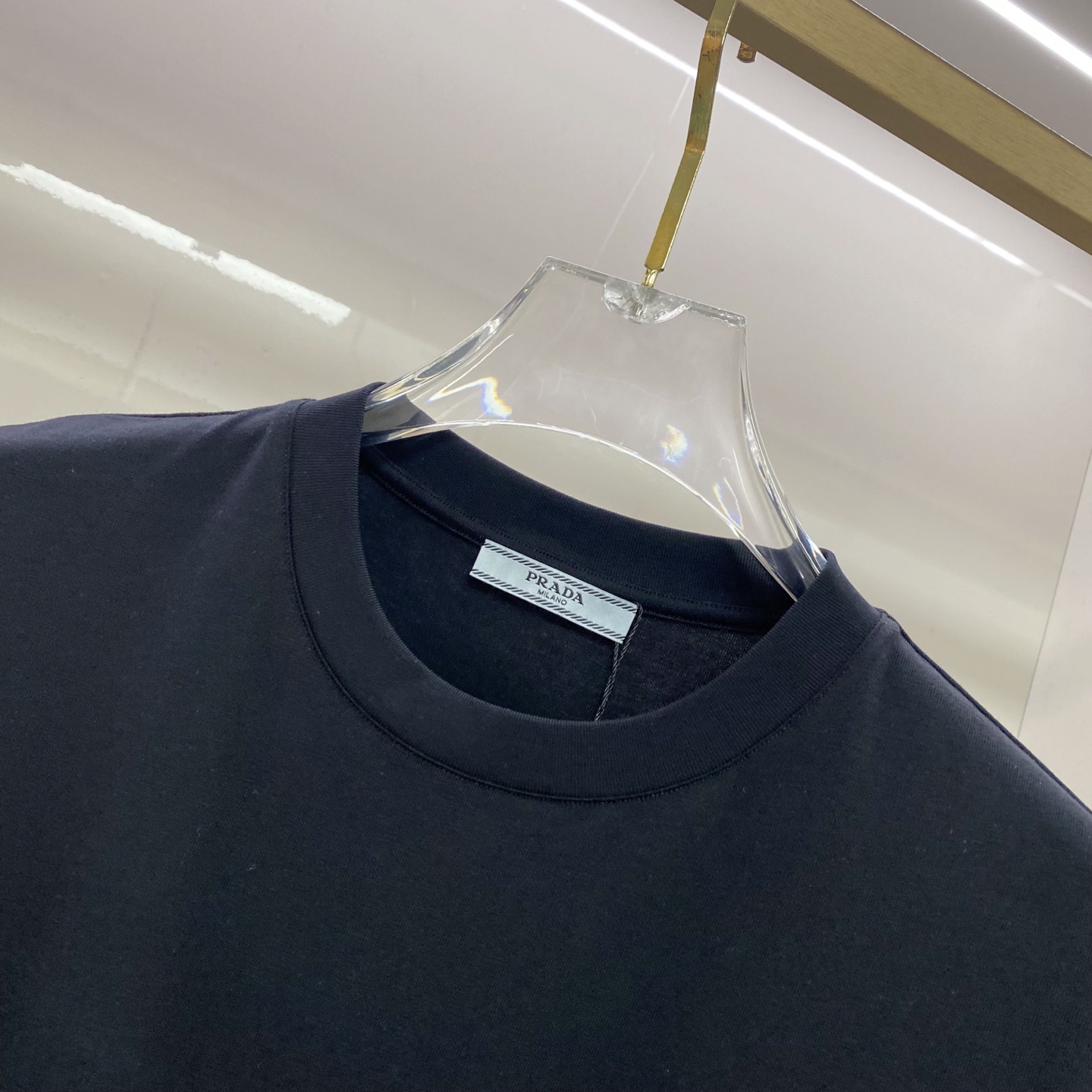 Prada 普拉达 2026ss 春夏新款首发专柜最新款短袖圆领T恤 高端订制 设计前卫时尚！品牌log