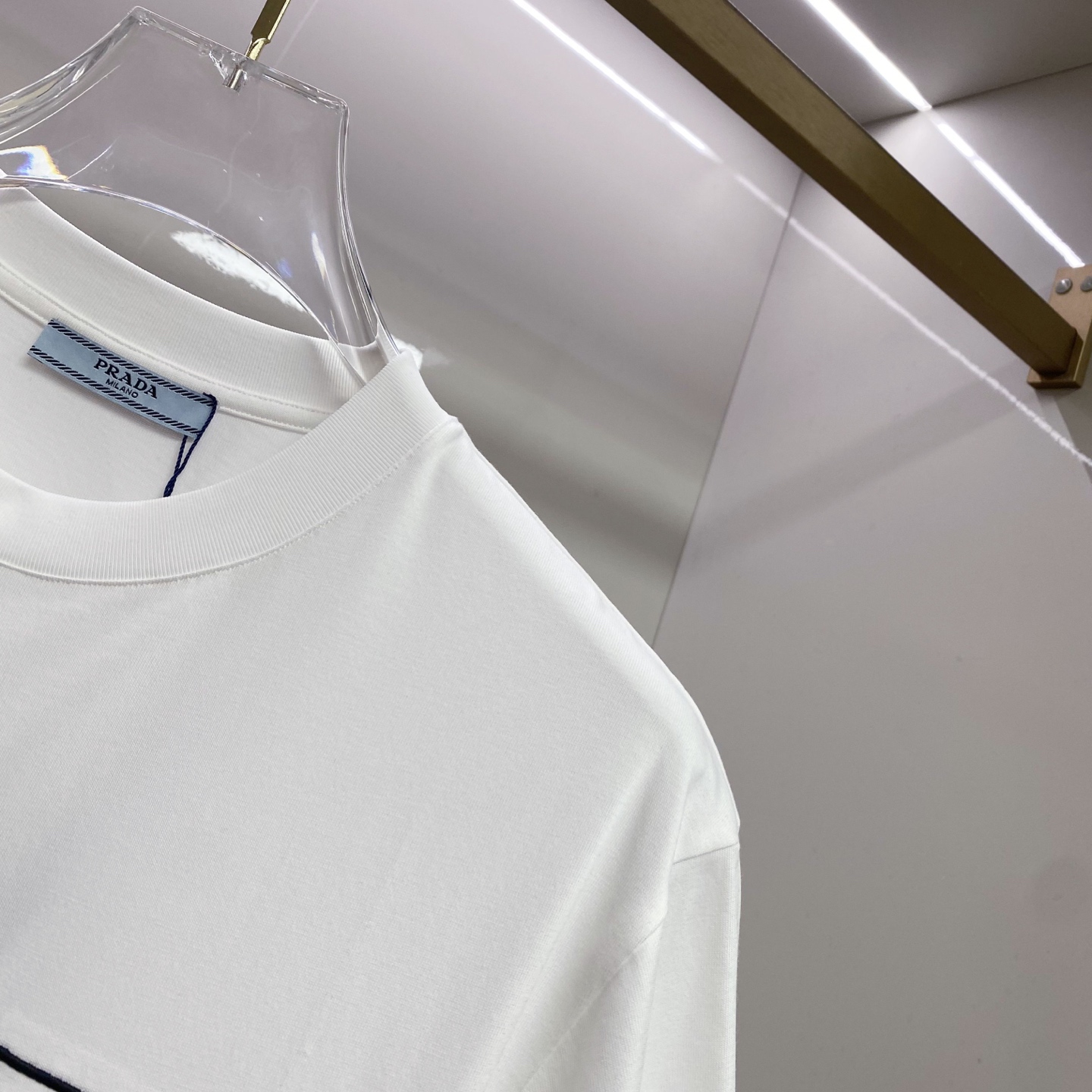 Prada 普拉达 2026ss 春夏新款首发专柜最新款短袖圆领T恤 高端订制 设计前卫时尚！品牌log