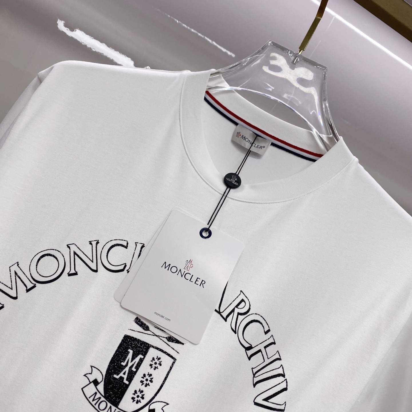 Moncler 蒙口 2026ss 春夏新款首发专柜最新款短袖圆领T恤 高端订制 设计前卫时尚！品牌lo