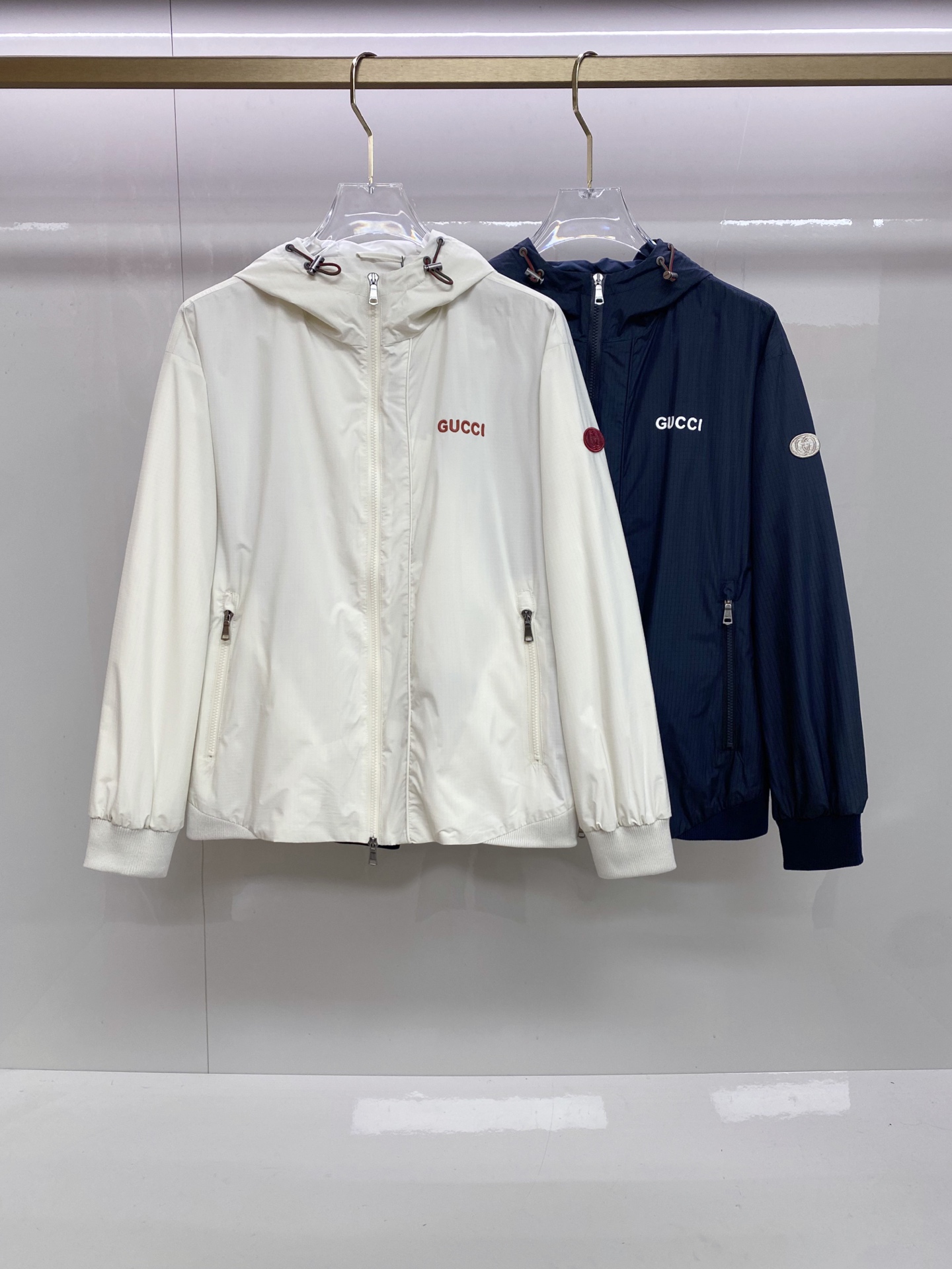 Gucci 古奇 2026ss春季新款连帽夹克外套全高端版本！高定专柜面料辅料，透气舒适度高，细节无可挑