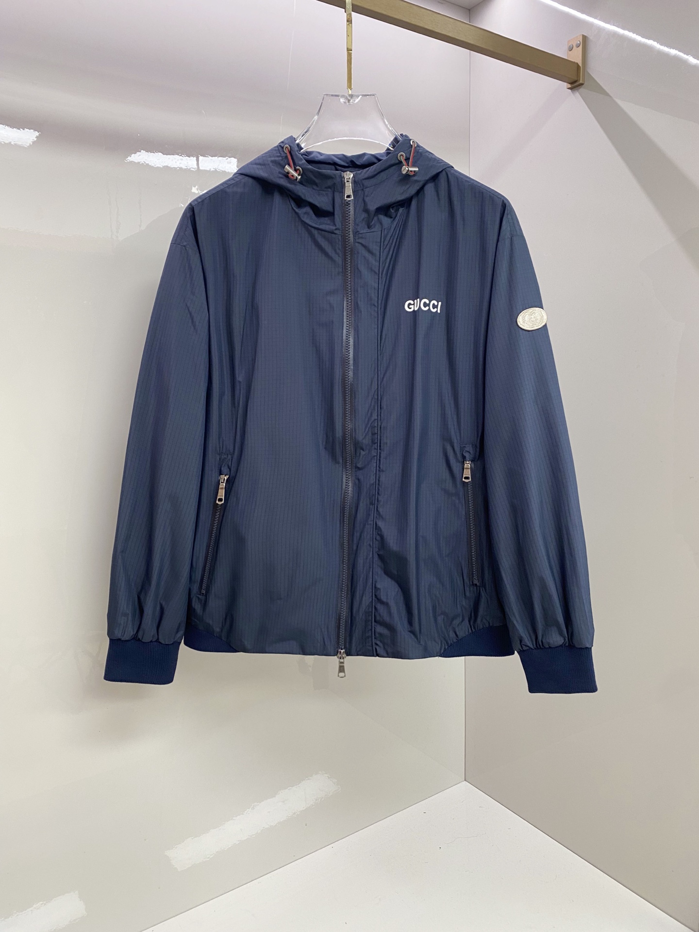 Gucci 古奇 2026ss春季新款连帽夹克外套全高端版本！高定专柜面料辅料，透气舒适度高，细节无可挑