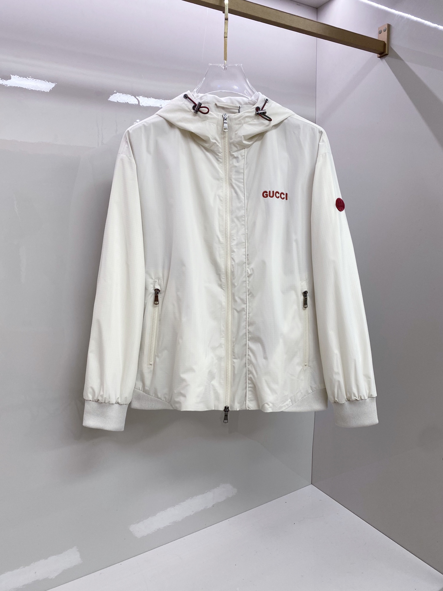 Gucci 古奇 2026ss春季新款连帽夹克外套全高端版本！高定专柜面料辅料，透气舒适度高，细节无可挑