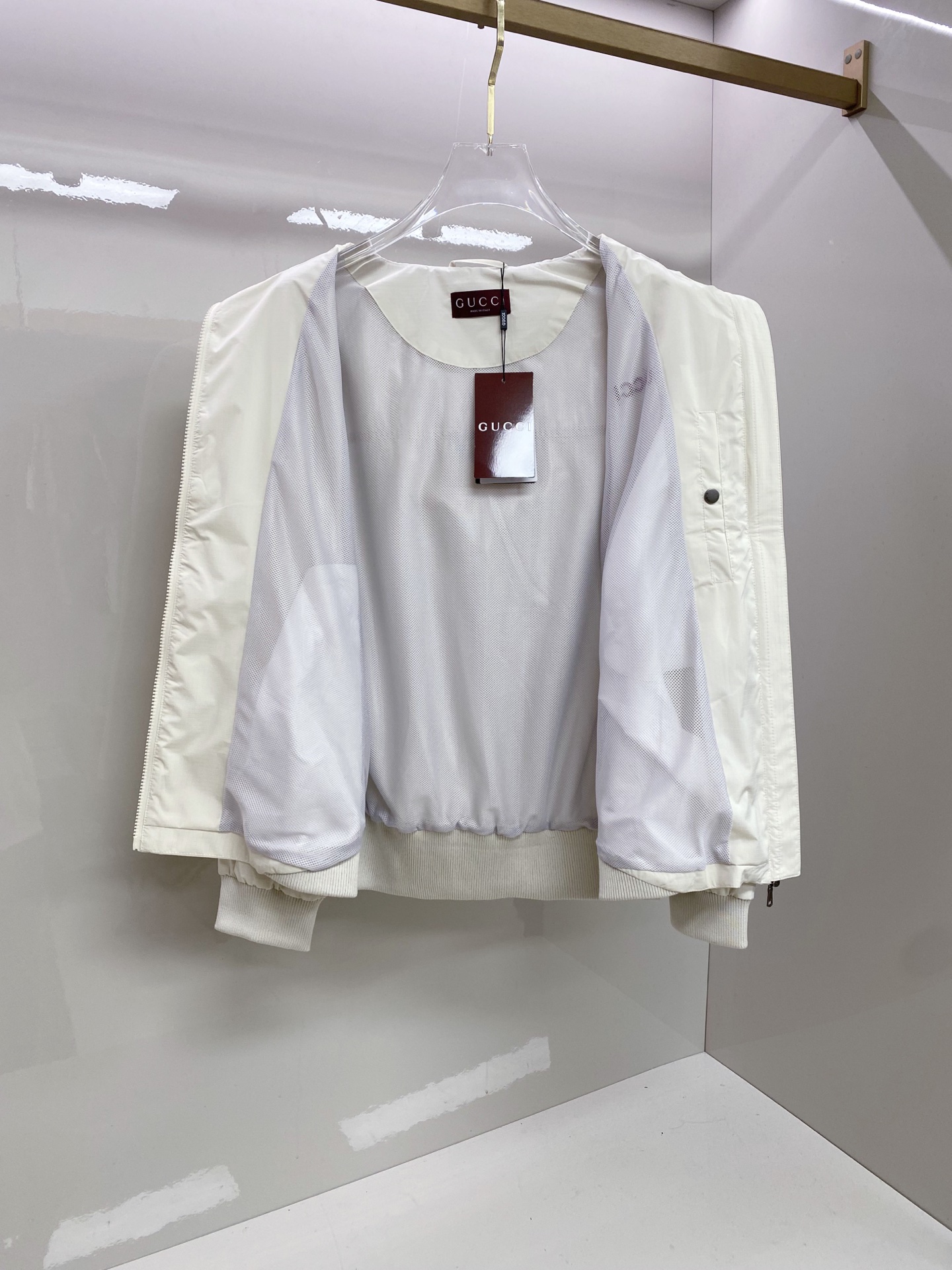 Gucci 古奇 2026ss春季新款连帽夹克外套全高端版本！高定专柜面料辅料，透气舒适度高，细节无可挑