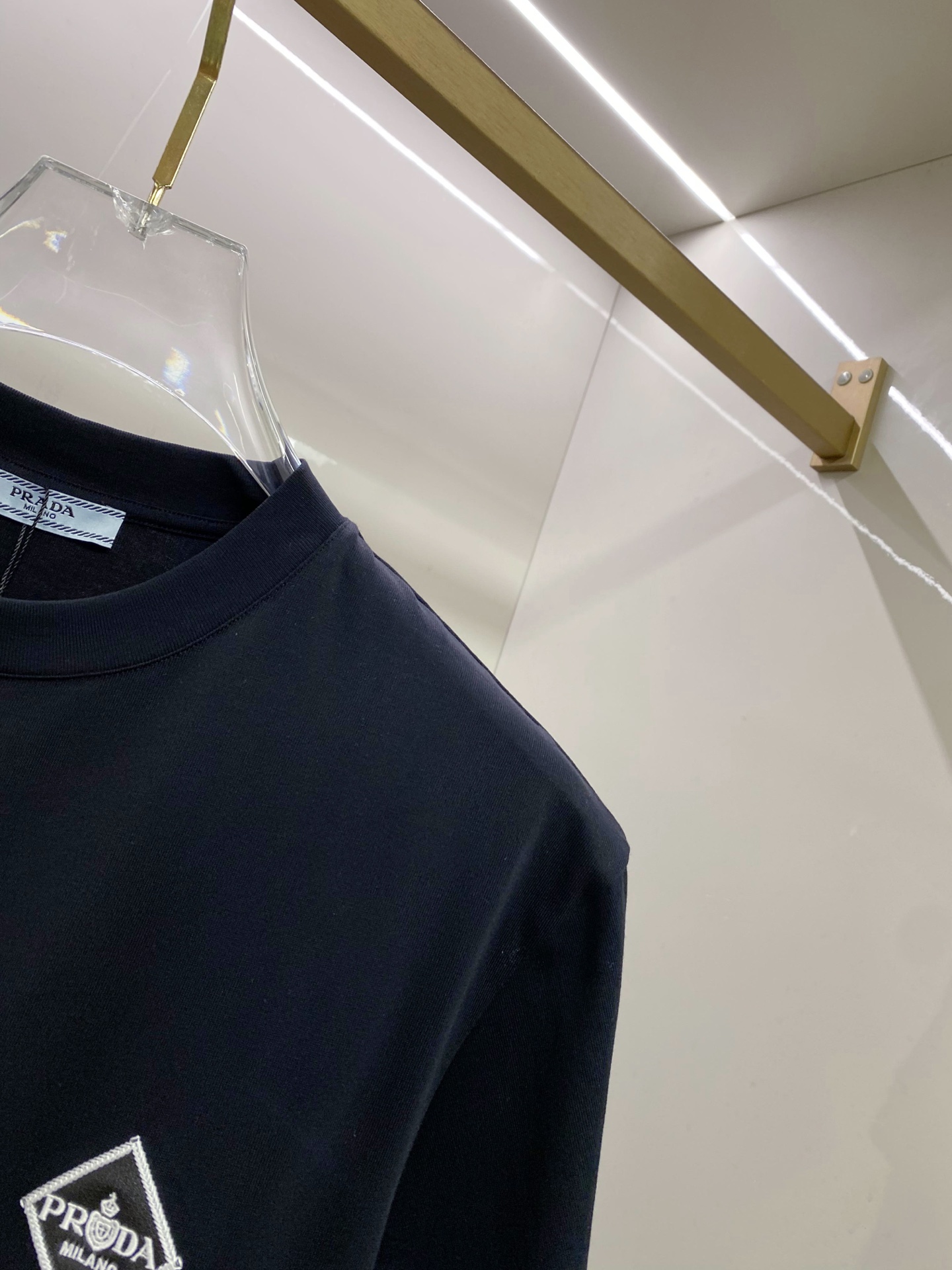 Prada 普拉达 2026ss 春夏新款首发专柜最新款短袖圆领T恤 高端订制 设计前卫时尚！品牌log