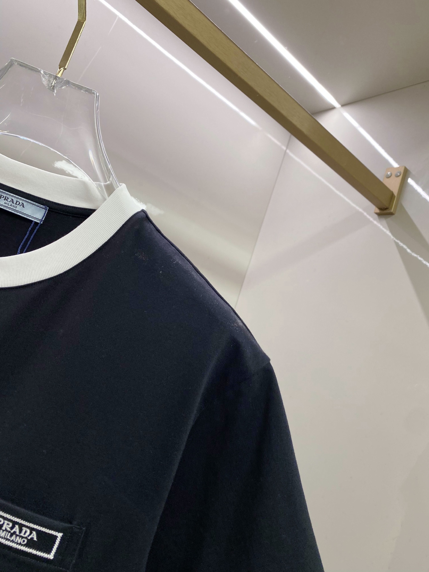 Prada 普拉达 2026ss 春夏新款首发专柜最新款短袖圆领T恤 高端订制 设计前卫时尚！品牌log