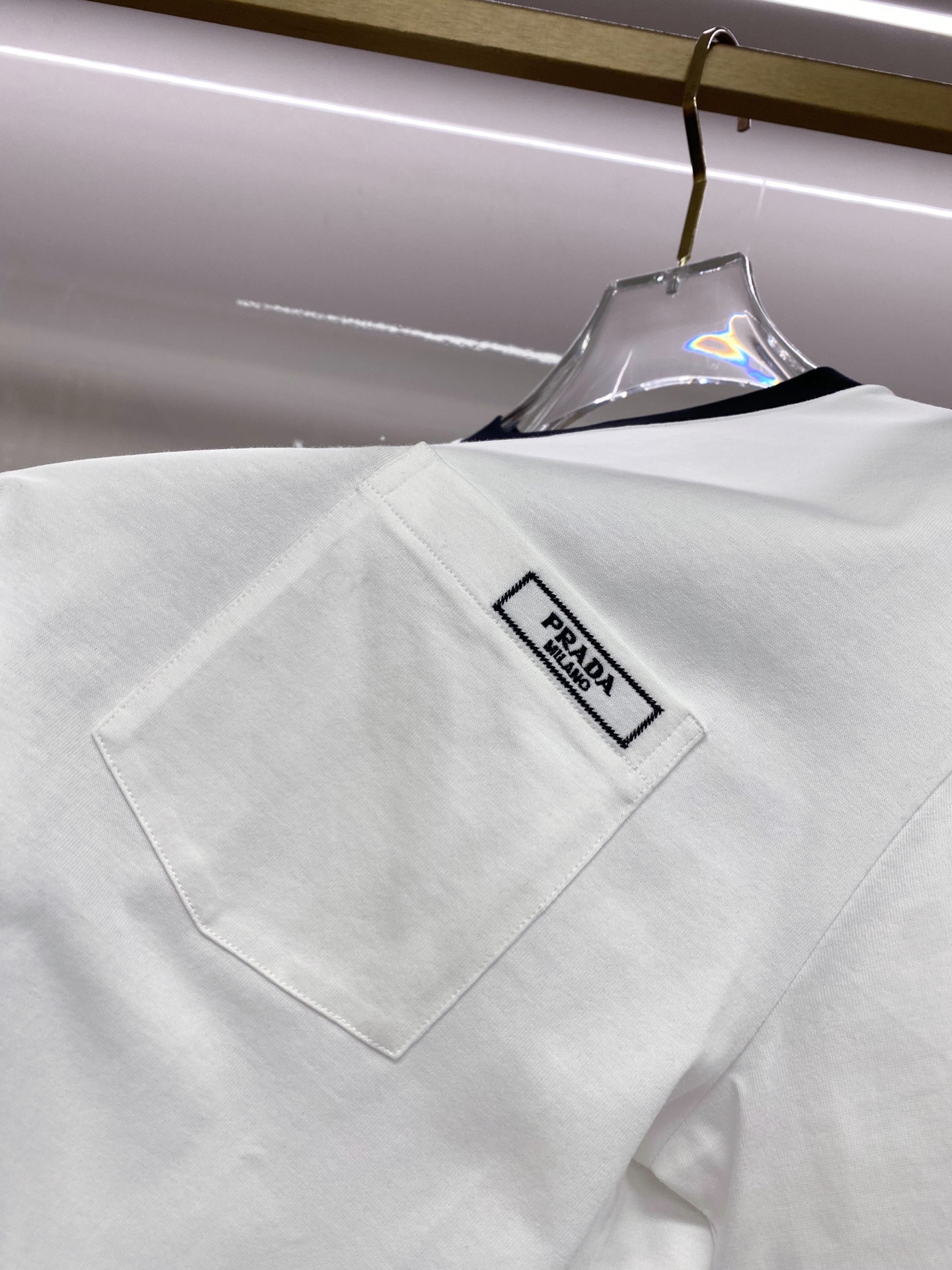 Prada 普拉达 2026ss 春夏新款首发专柜最新款短袖圆领T恤 高端订制 设计前卫时尚！品牌log