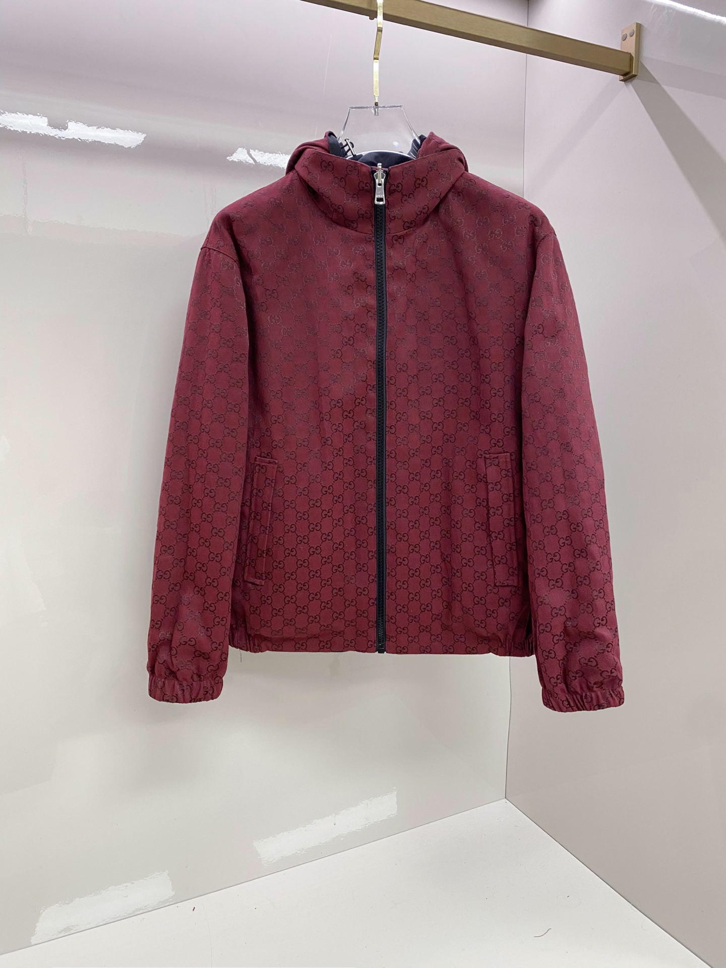 Gucci 古奇 加棉2026ss春季新款立领夹克外套全高端版本！高定专柜面料辅料，透气舒适度高，细节无