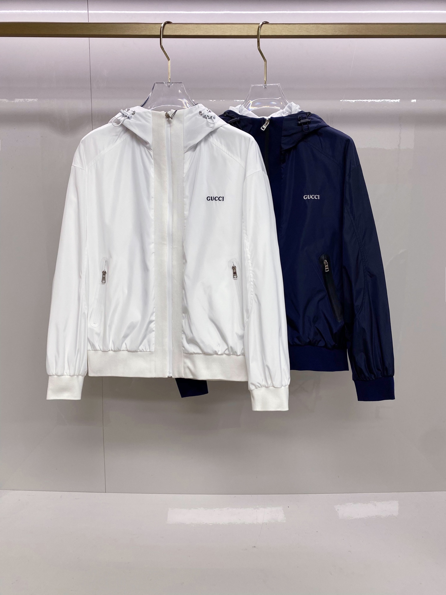 Gucci 古奇 2026ss春季新款连帽夹克外套全高端版本！高定专柜面料辅料，透气舒适度高，细节无可挑