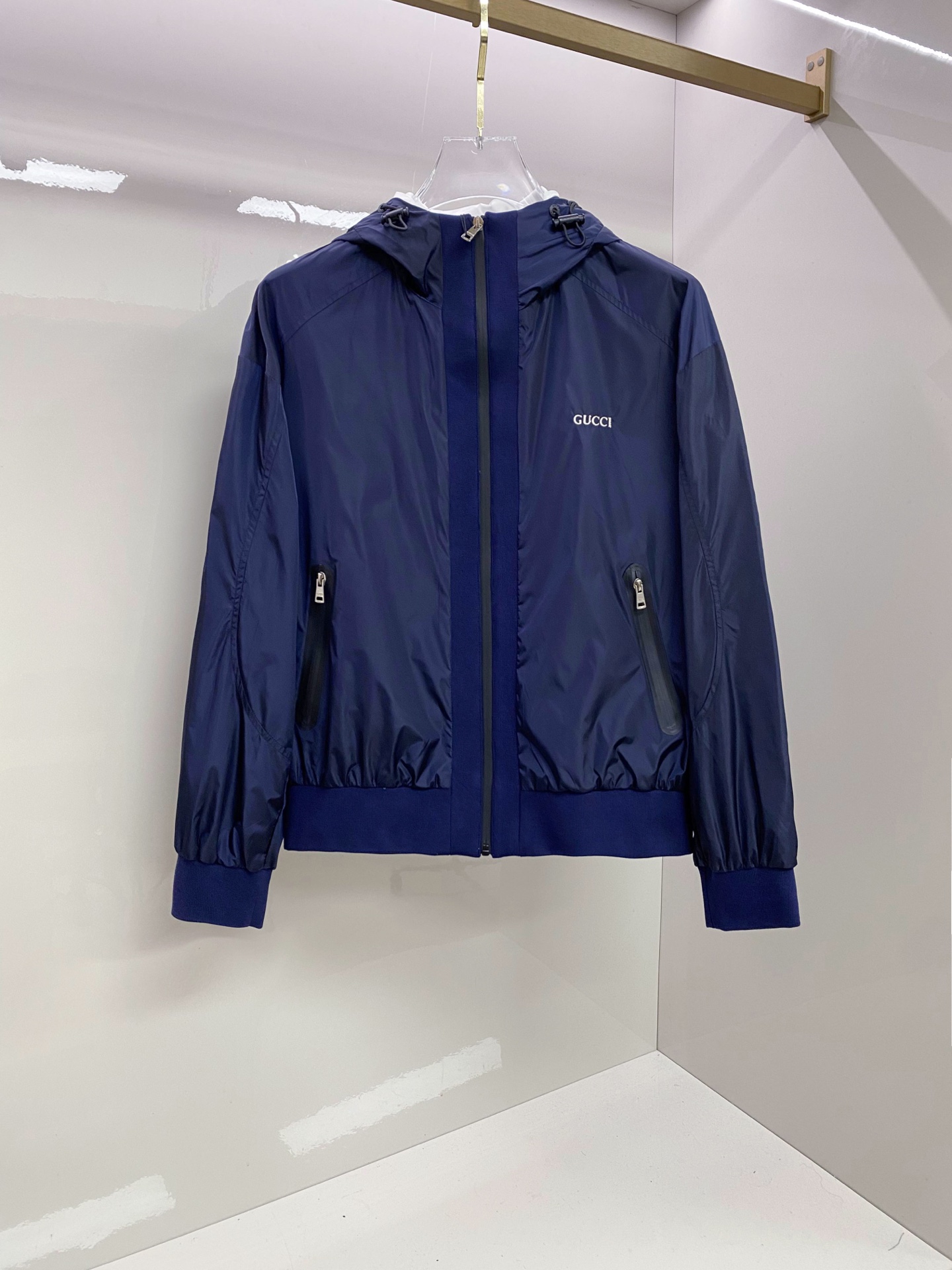 Gucci 古奇 2026ss春季新款连帽夹克外套全高端版本！高定专柜面料辅料，透气舒适度高，细节无可挑