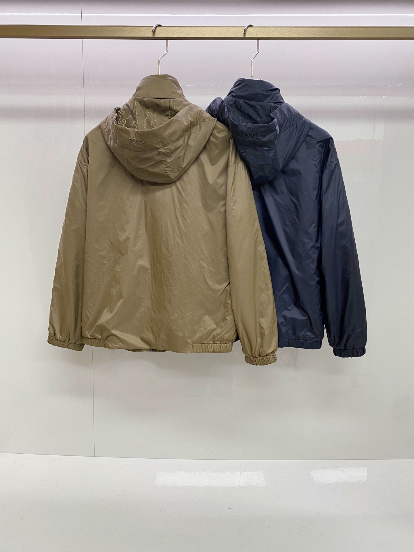 Gucci 古奇 双面穿 2026ss春季新款连帽夹克外套全高端版本！高定专柜面料辅料，透气舒适度高，细