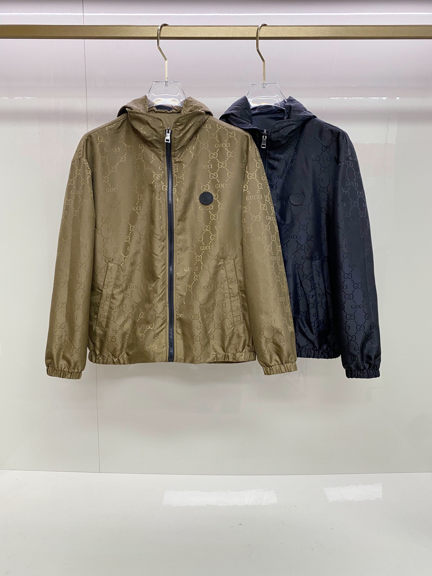 Gucci 古奇 双面穿 2026ss春季新款连帽夹克外套全高端版本！高定专柜面料辅料，透气舒适度高，细