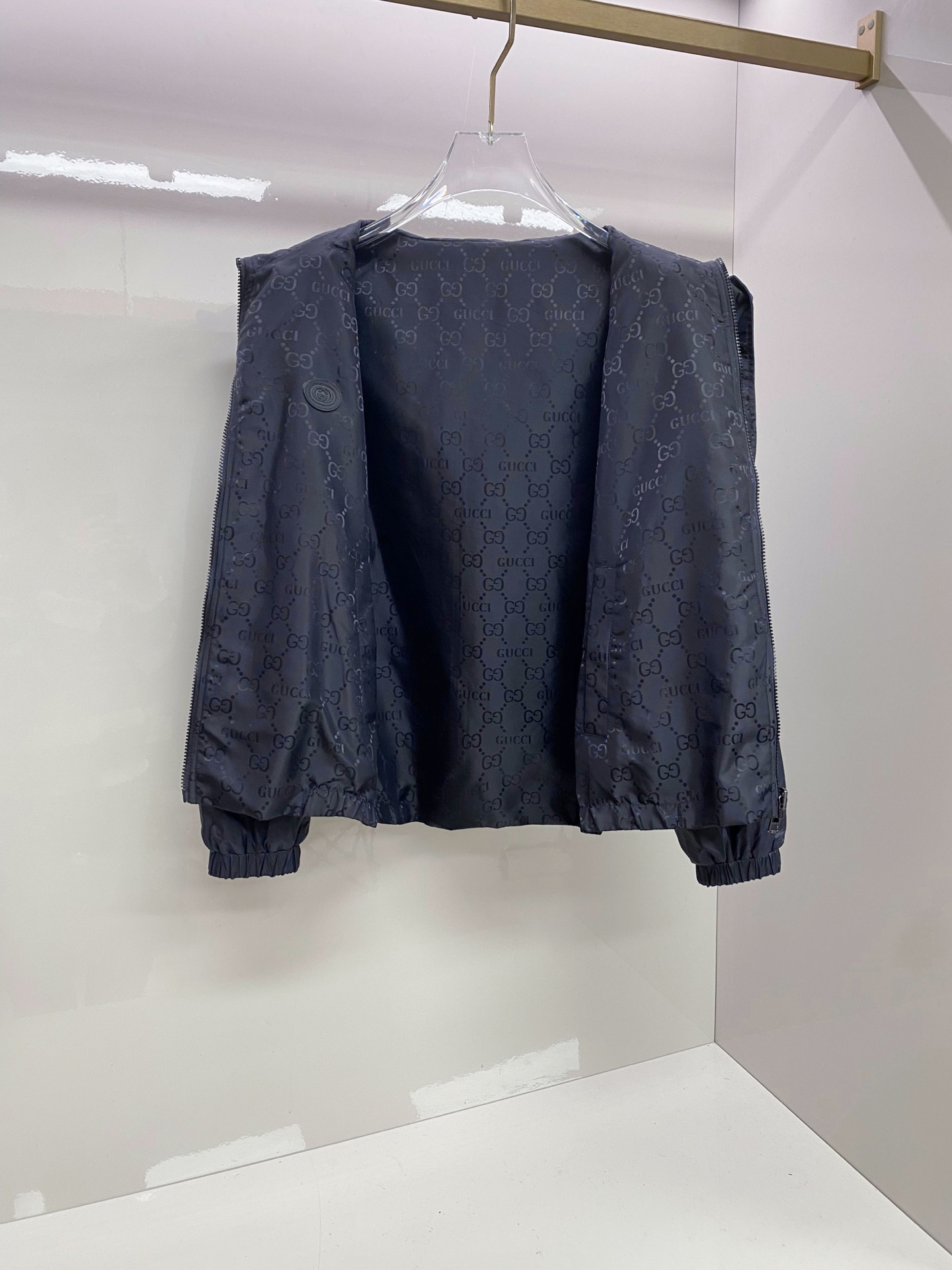 Gucci 古奇 双面穿 2026ss春季新款连帽夹克外套全高端版本！高定专柜面料辅料，透气舒适度高，细