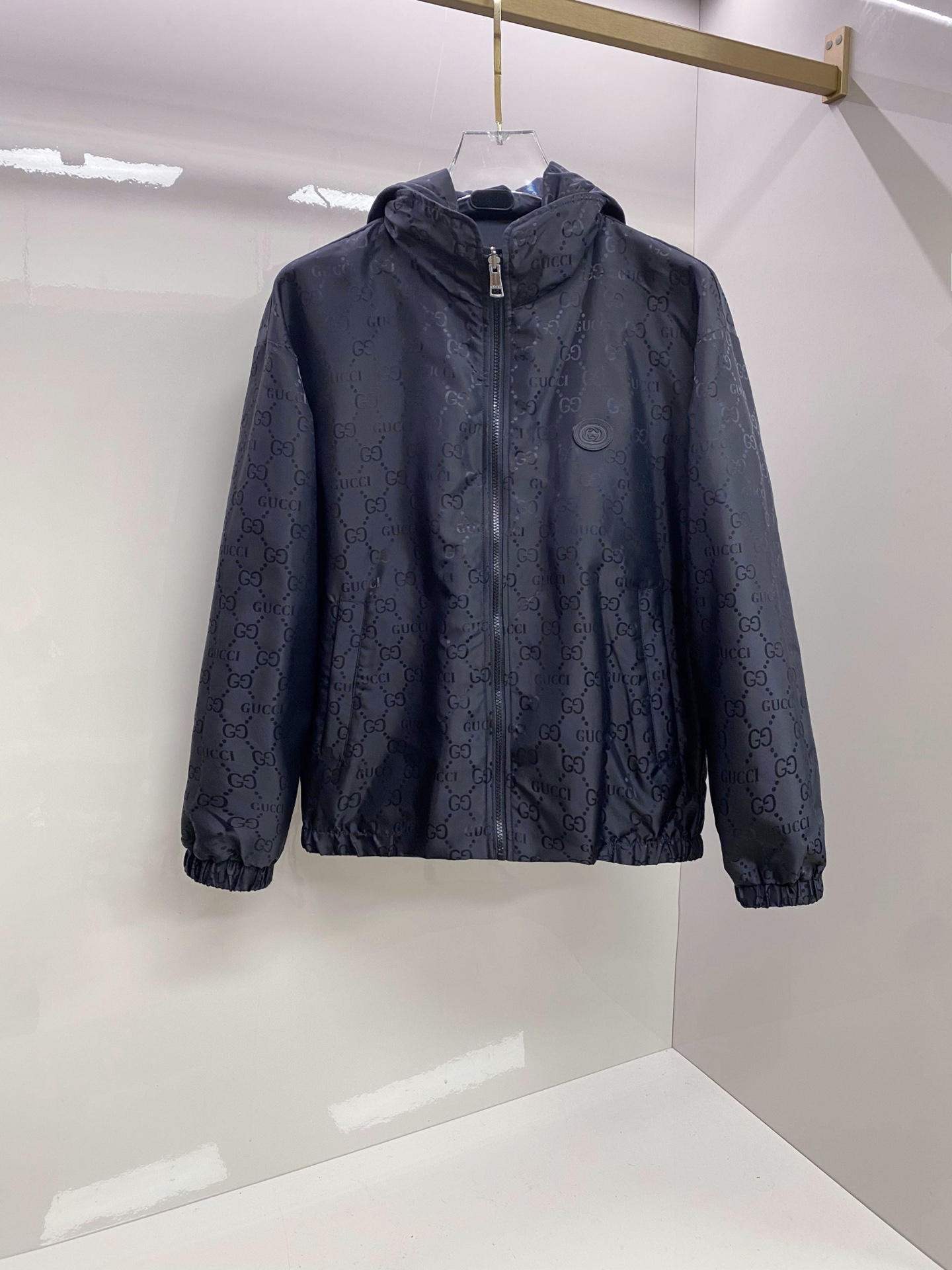 Gucci 古奇 双面穿 2026ss春季新款连帽夹克外套全高端版本！高定专柜面料辅料，透气舒适度高，细