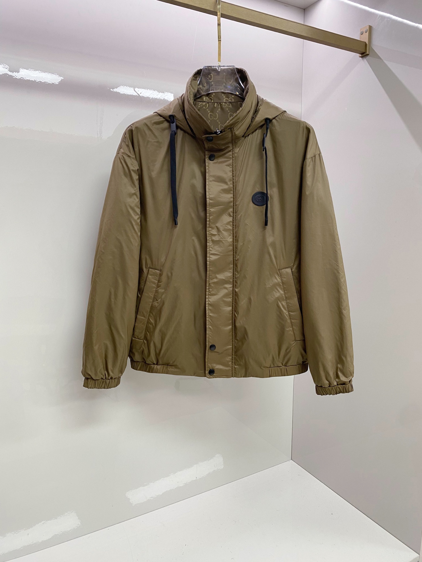 Gucci 古奇 双面穿 2026ss春季新款连帽夹克外套全高端版本！高定专柜面料辅料，透气舒适度高，细