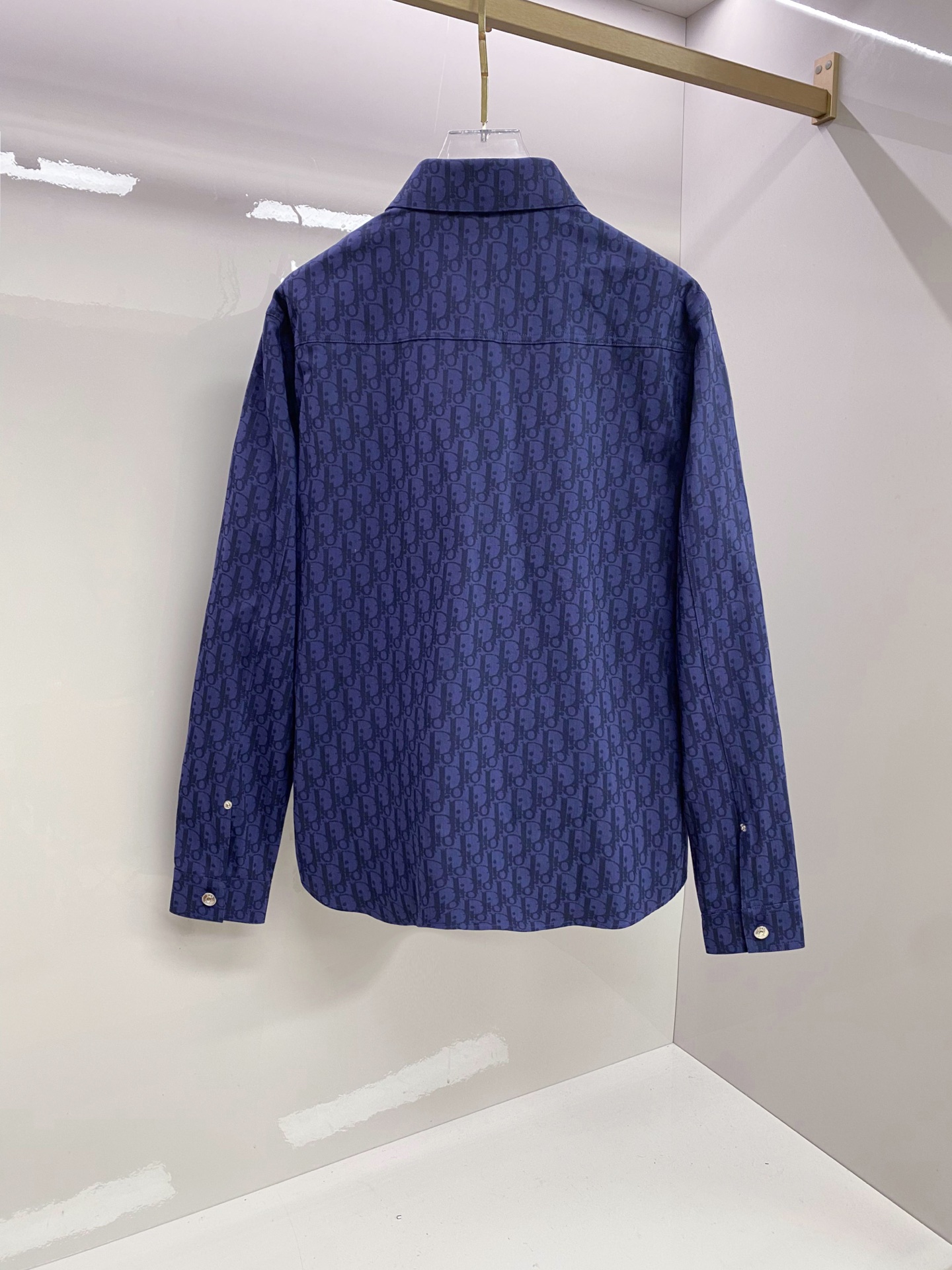 Dior 迪奥 CD 2026ss春季新款衬衫 全身logo老花满印牛仔衬衫 定制水洗面料 超高工艺的拔