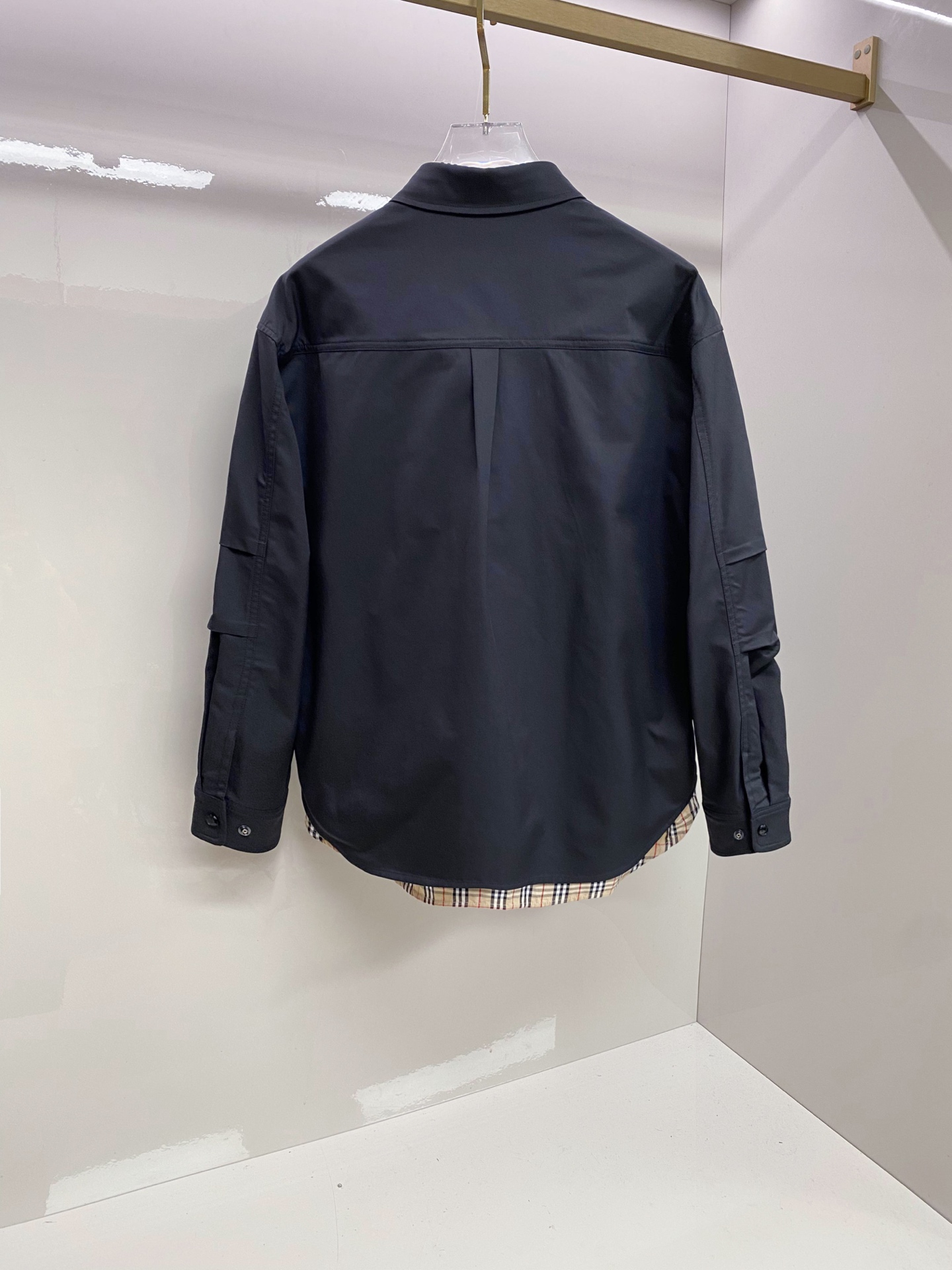 Burberry 巴宝莉 假两件衬衫外套 2026ss春季新款夹克外套全高端版本！高定专柜面料辅料，透气