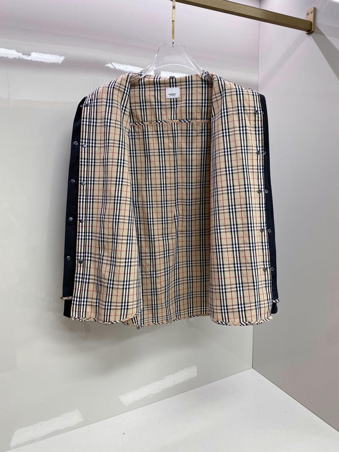 Burberry 巴宝莉 假两件衬衫外套 2026ss春季新款夹克外套全高端版本！高定专柜面料辅料，透气