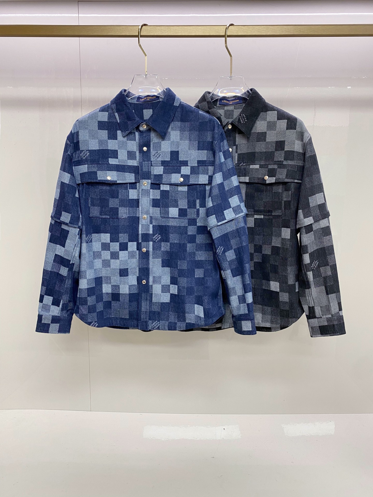 LV 袖子可拆卸 2026ss春季新款夹克牛仔外套全高端版本！高定专柜面料辅料，透气舒适度高，细节无可挑