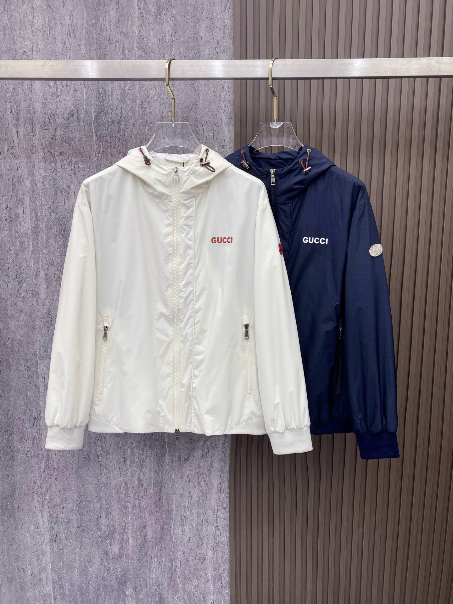 Gucci 古奇 2026ss春季新款连帽夹克外套全高端版本！高定专柜面料辅料，透气舒适度高，细节无可挑