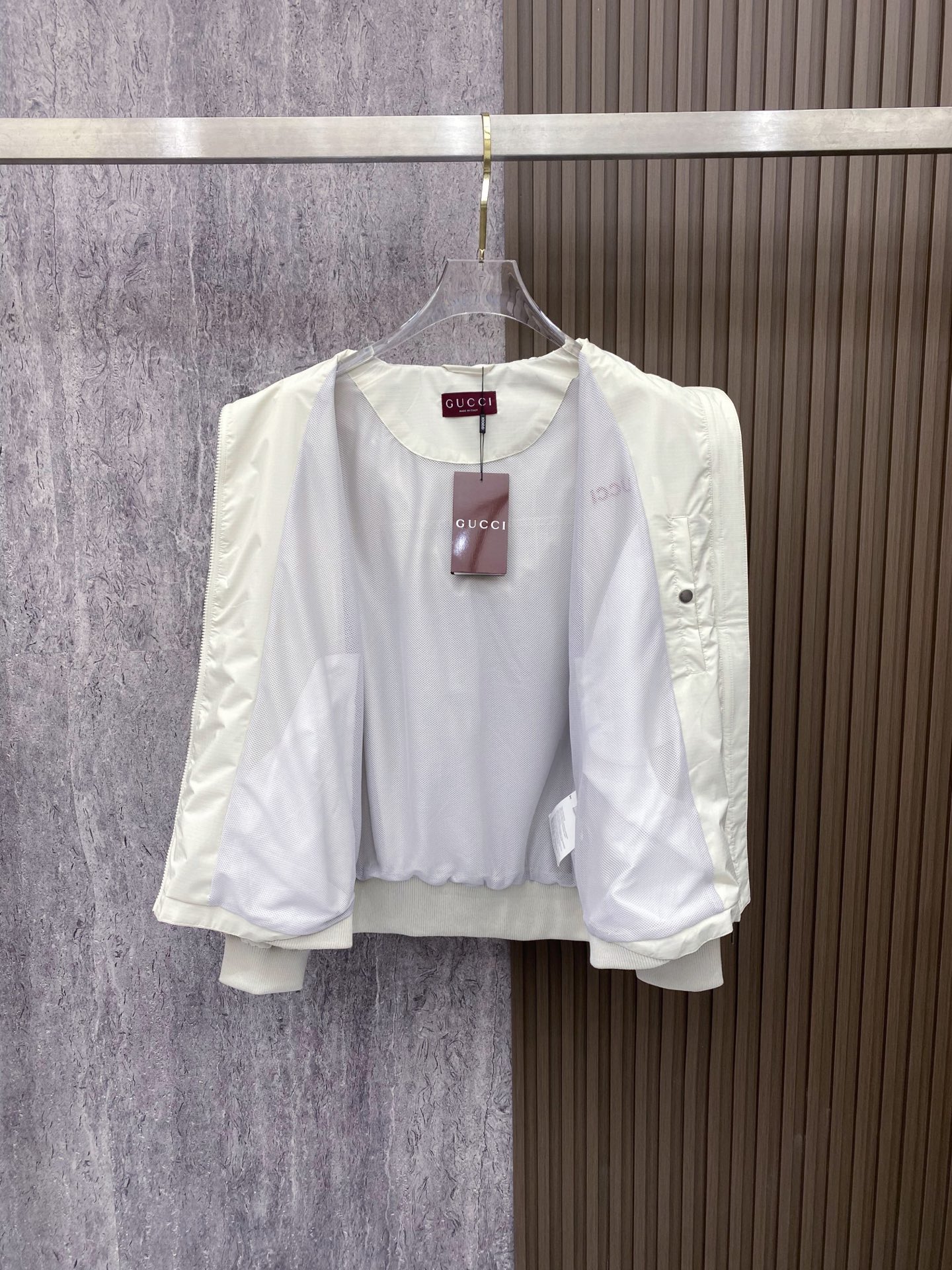 Gucci 古奇 2026ss春季新款连帽夹克外套全高端版本！高定专柜面料辅料，透气舒适度高，细节无可挑