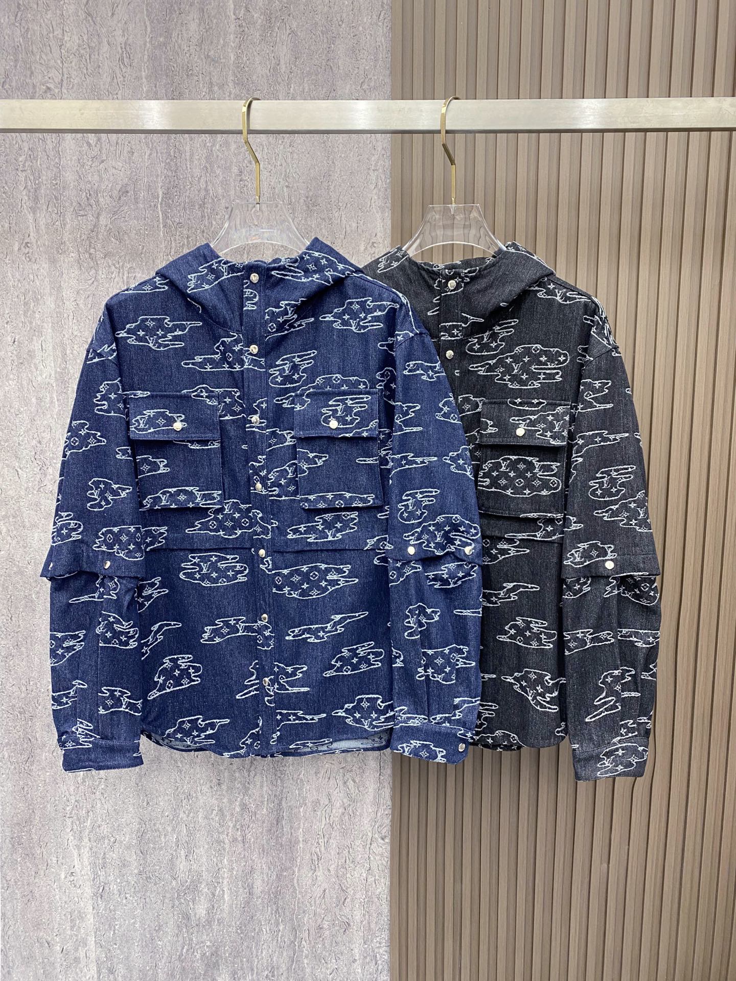 LV 2026ss春季新款夹克牛仔外套全高端版本！高定专柜面料辅料，透气舒适度高，细节无可挑剔，做工考究