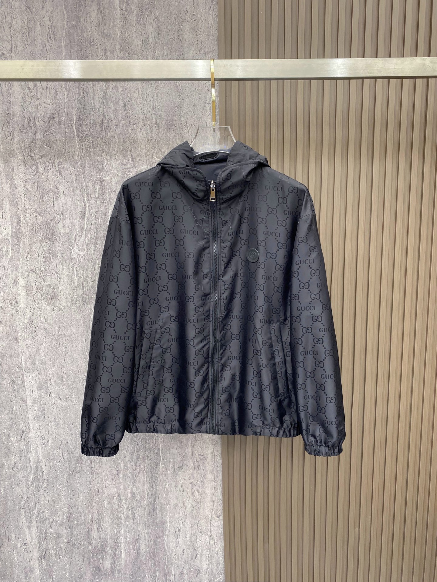 Gucci 古奇 双面穿 2026ss春季新款连帽夹克外套全高端版本！高定专柜面料辅料，透气舒适度高，细