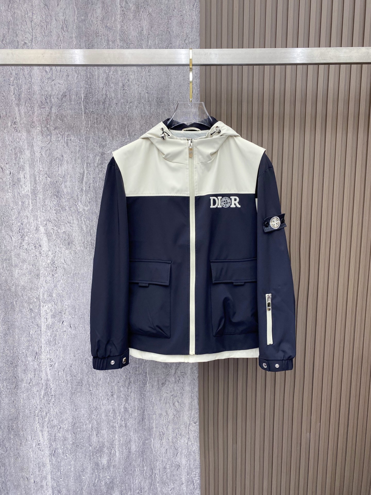 Dior Two-Tone 2-in-1 Detachable Jacket