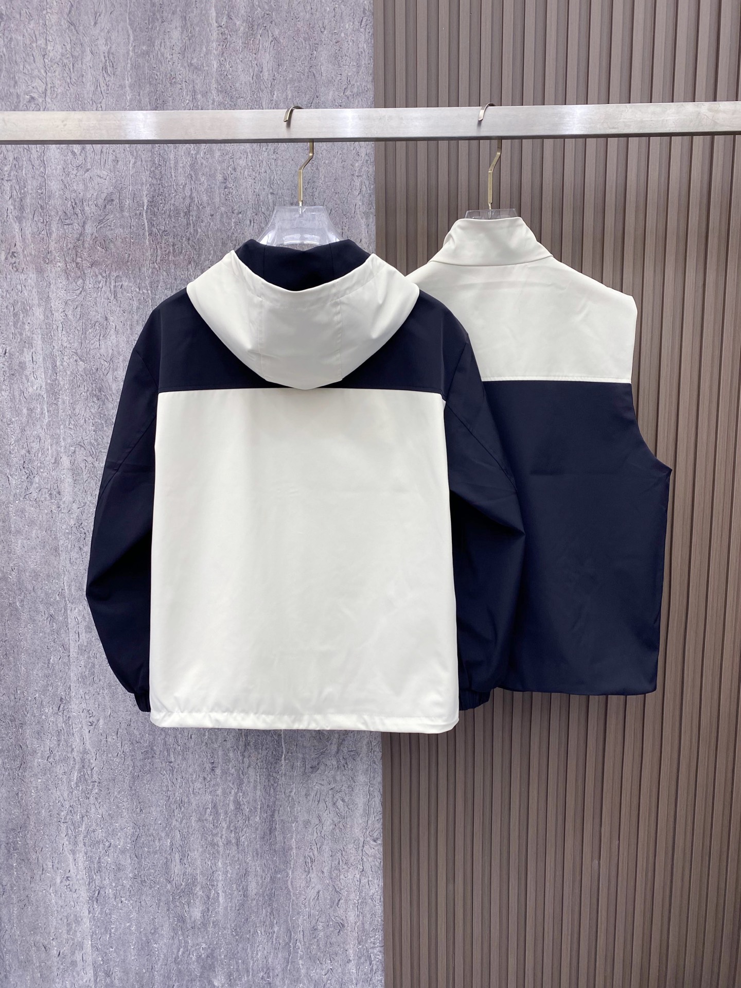 Dior Two-Tone 2-in-1 Detachable Jacket