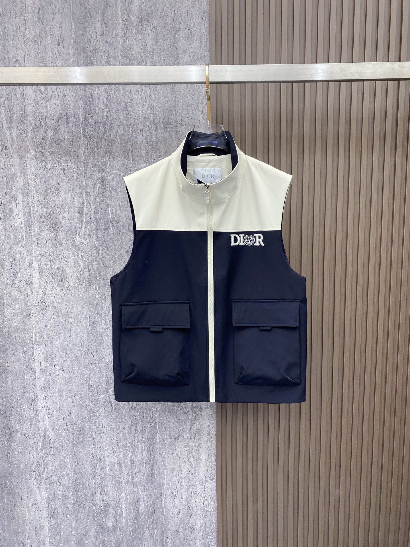 Dior Two-Tone 2-in-1 Detachable Jacket
