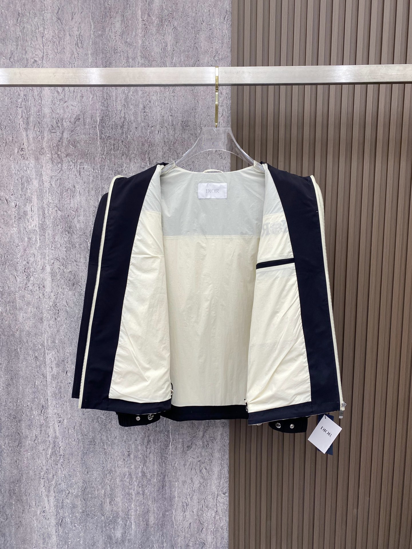Dior Two-Tone 2-in-1 Detachable Jacket