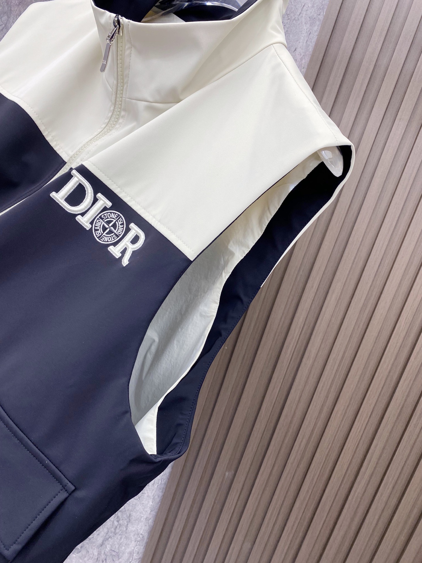 Dior Two-Tone 2-in-1 Detachable Jacket
