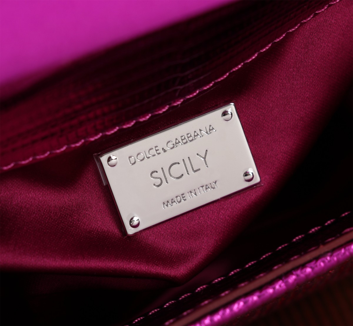 Dolce & Gabbana Sicily Mini Bag Full Diamond Lizard Skin Pink 9 a1726488635632 8014