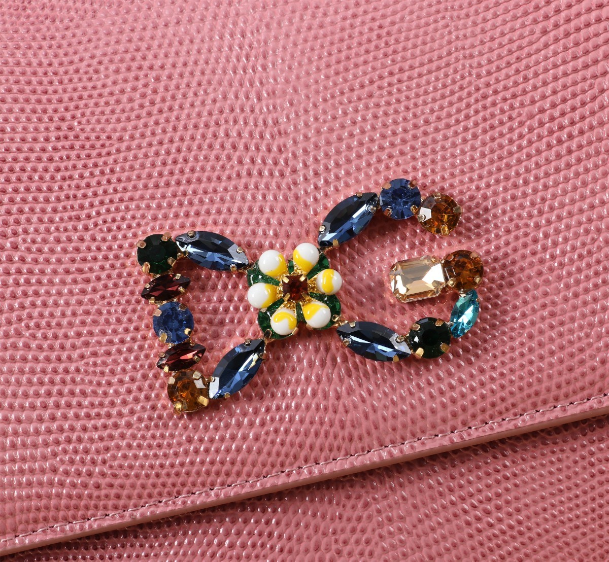 🦎🦎新款钻扣🔥🔥Dolce & Gabban杜嘉班纳 💋(🔍BB6113# 蜥蜴纹钻扣 Sicily 1
