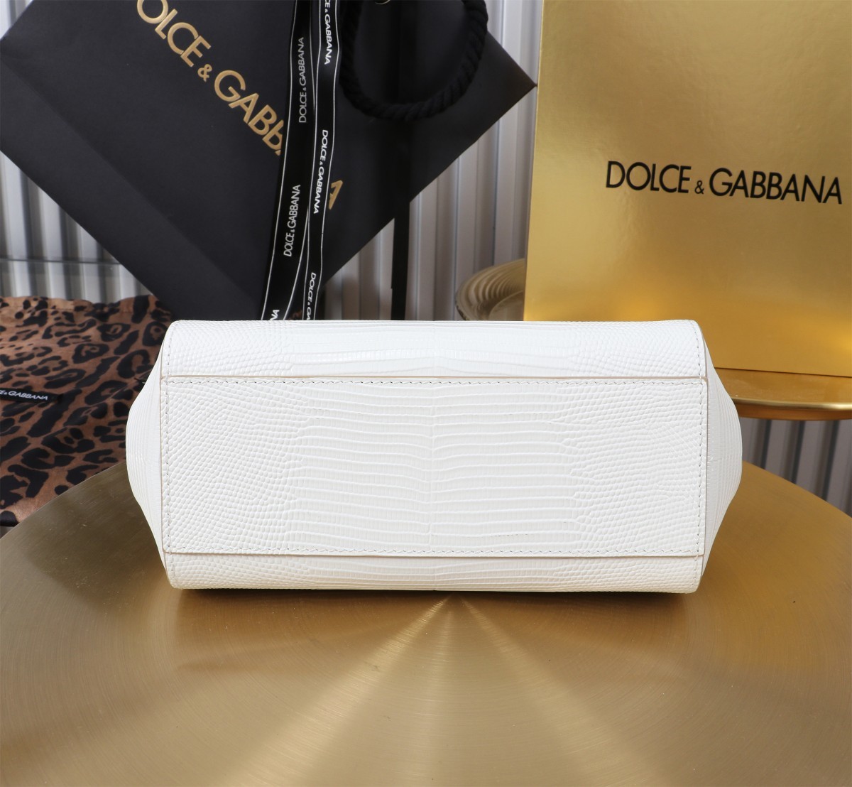 🦎新款钻扣💎Dolce & Gabban杜嘉班纳 💋(🔍BB6112# 蜥蜴纹 Sicily 100%正