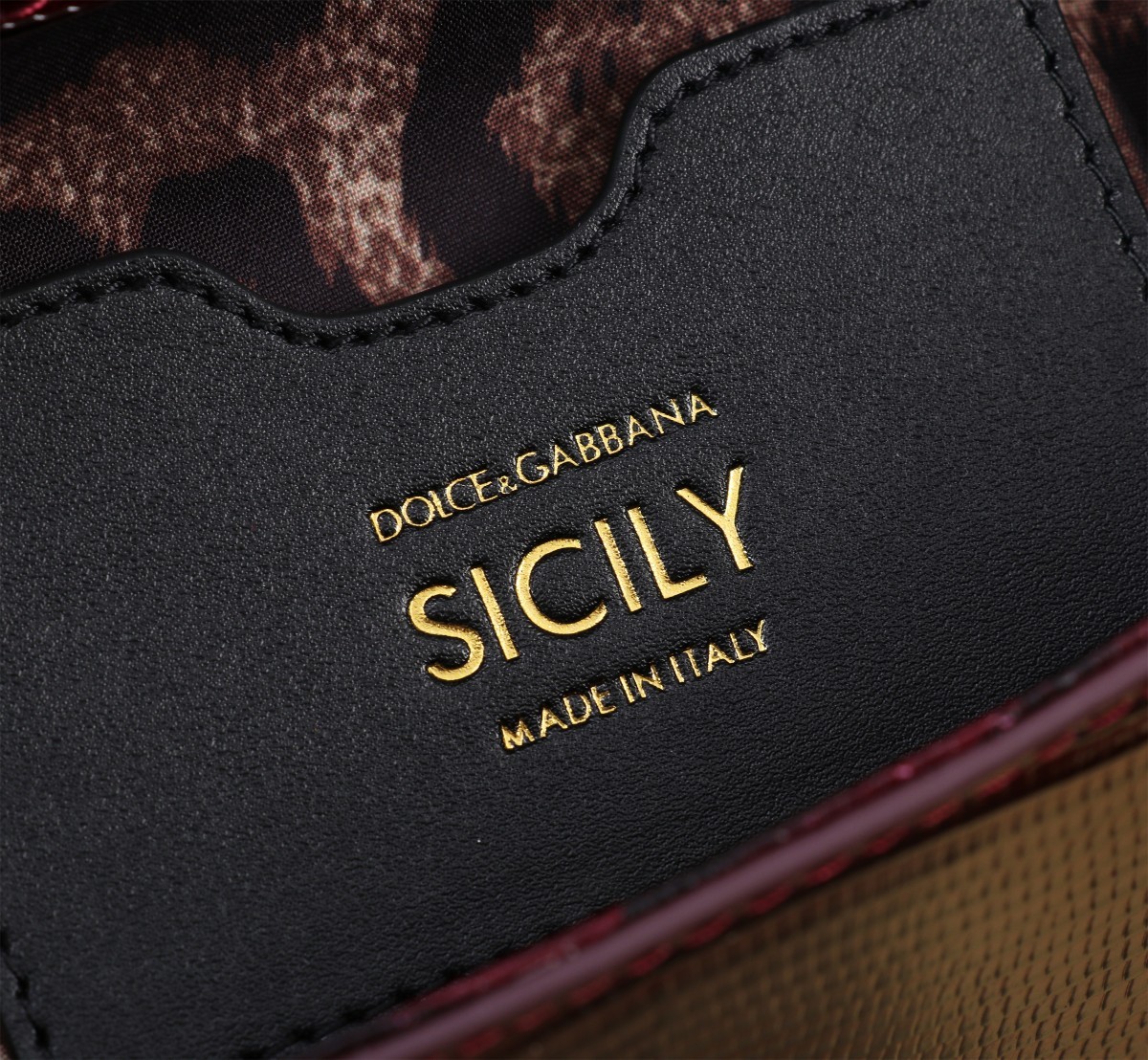 🦎新款钻扣💎Dolce & Gabban杜嘉班纳 💋(🔍BB6112# 蜥蜴纹 Sicily 100%正