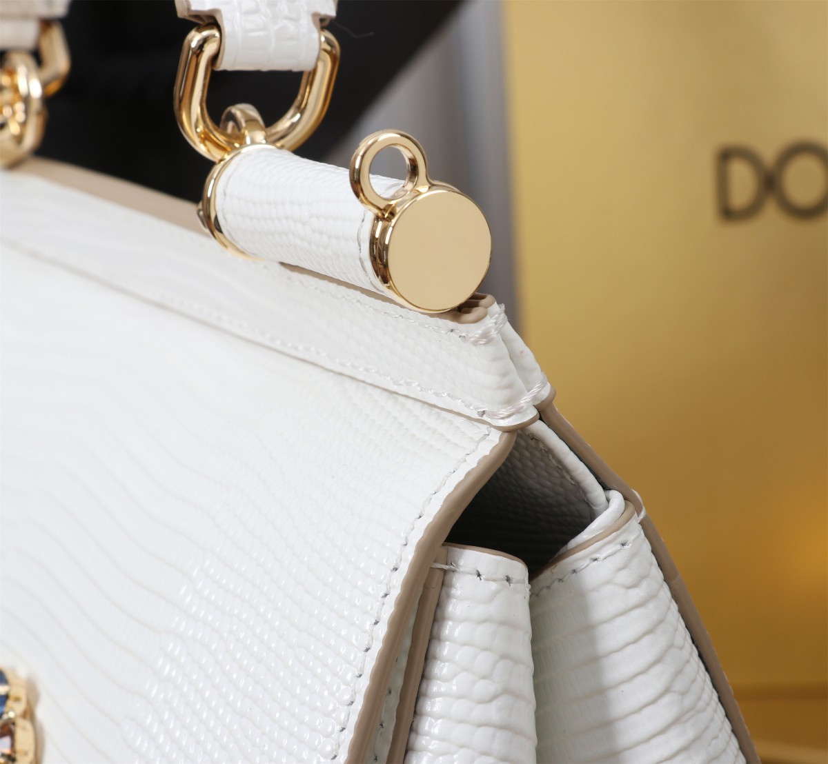 🦎新款钻扣💎Dolce & Gabban杜嘉班纳 💋(🔍BB6112# 蜥蜴纹 Sicily 100%正