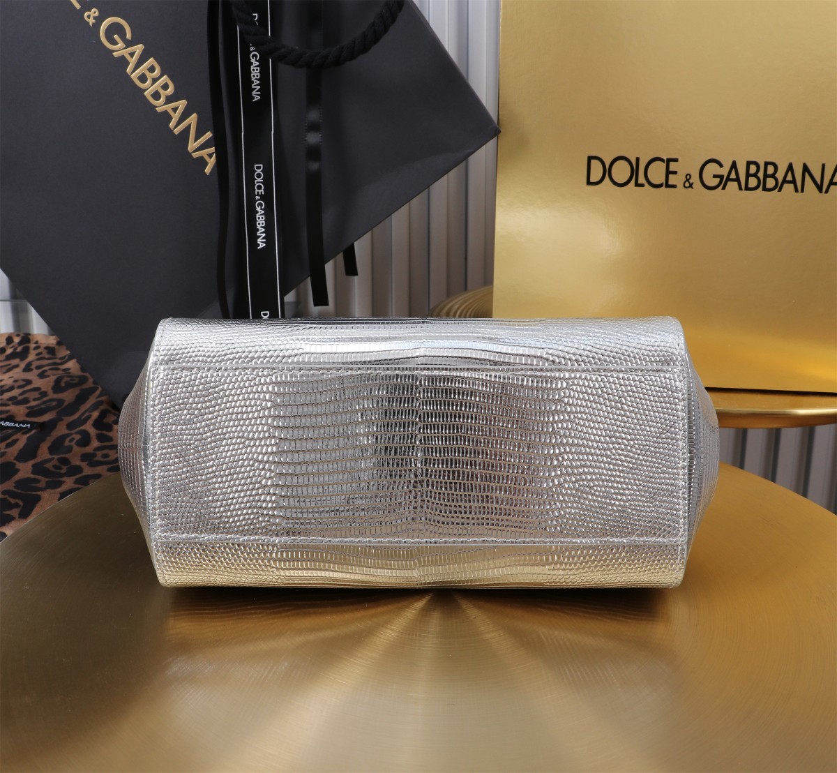 🦎新款钻扣💎Dolce & Gabban杜嘉班纳 💋(🔍BB6112# 蜥蜴纹 Sicily 100%正