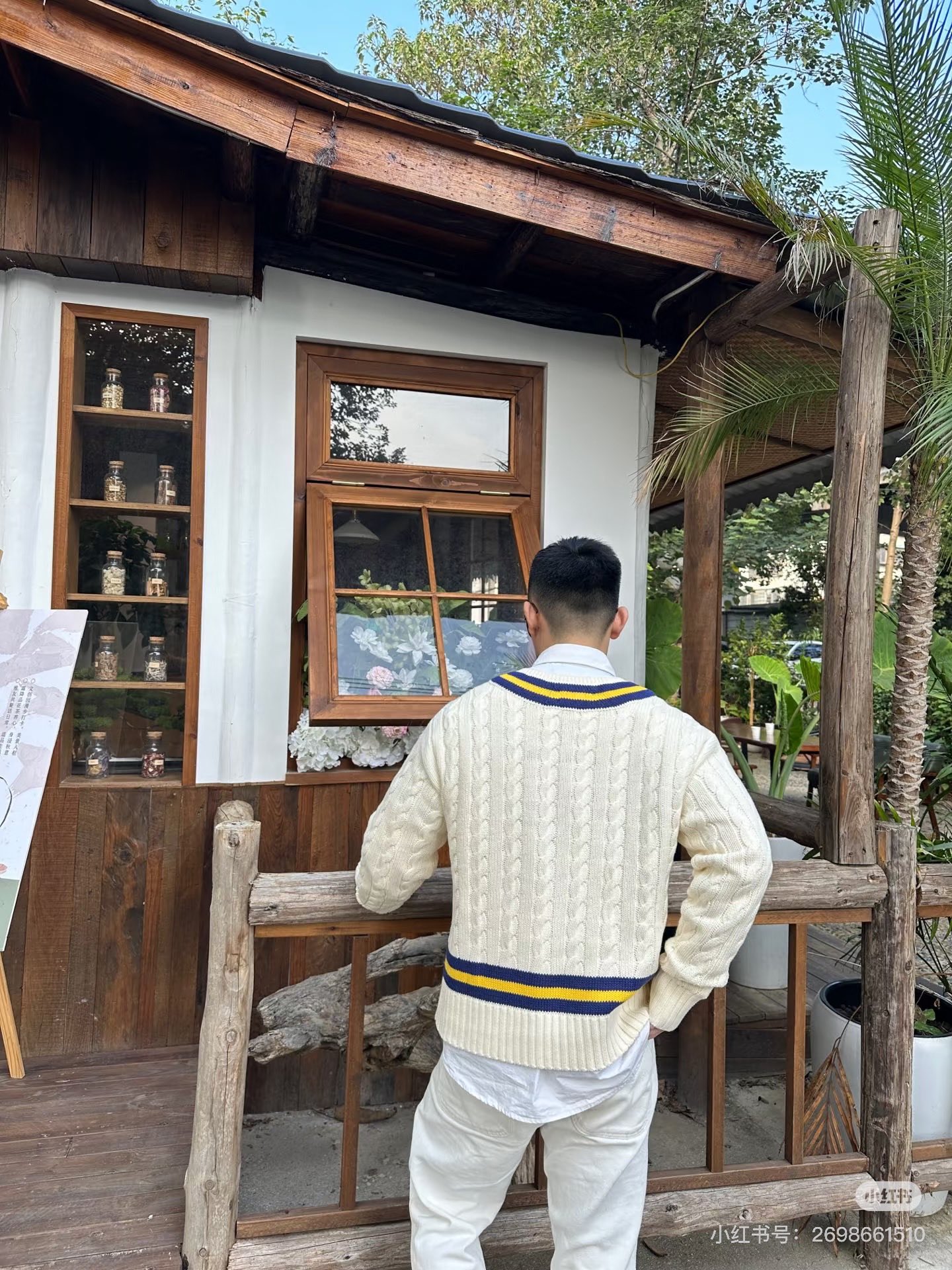 【上身图】Ral💰h Lauren 网球绞花编结毛衣