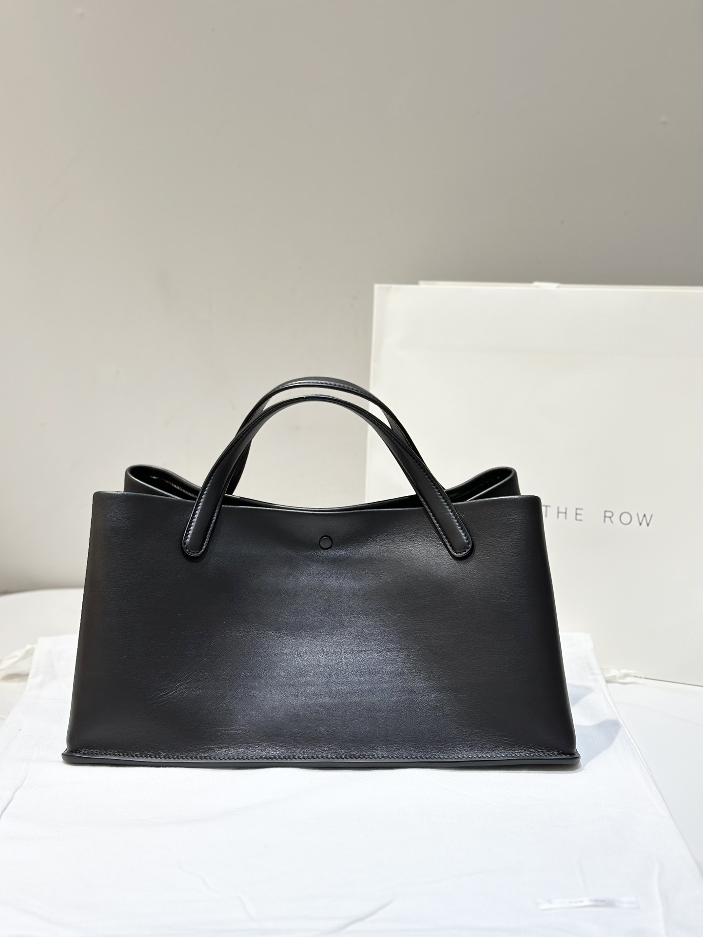 The Row Idaho 平纹 黑色 托特包